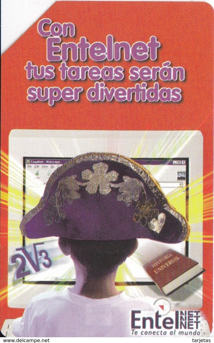 TARJETA DE BOLIVIA DE Bs 5 DE CONECTATE A ENTELNET - Bolivia