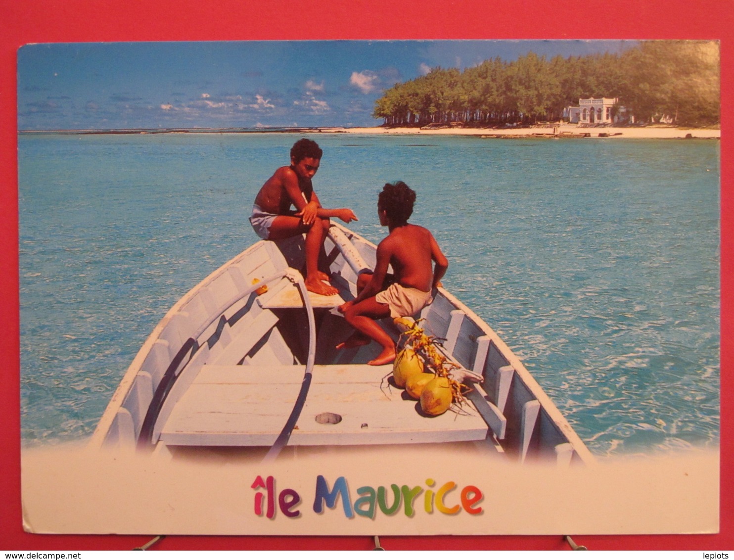 Visuel Très Peu Courant - Ile Maurice - Lagon De Blue Bay - Joli Timbre - Recto Verso - Maurice