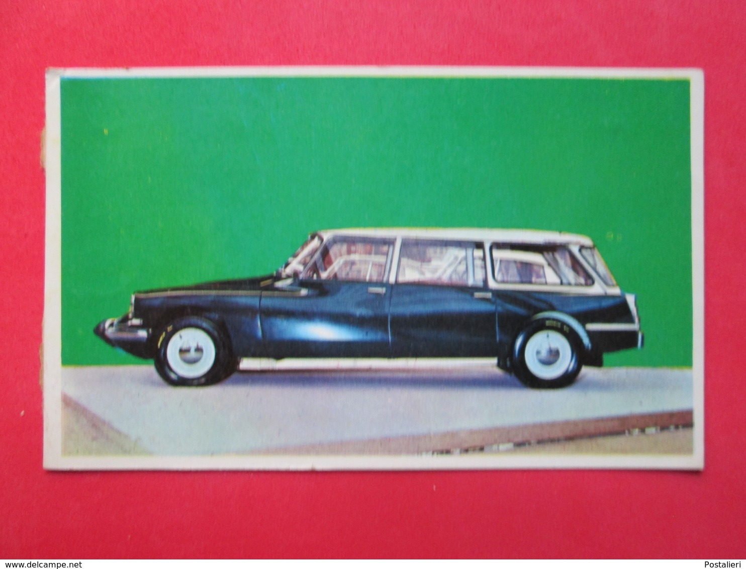 Trading Card (Cromo) - Citroën Break 19 - Nº 35 - Col. Autos 1967 - Ed. Bruguera 1967 - (Spain) / France - Automobili