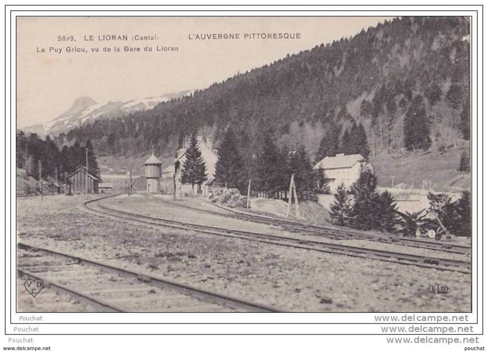 15) Le Lioran (Cantal) Le Puy Griou , Vu De La Gare Du Lioran - Autres & Non Classés