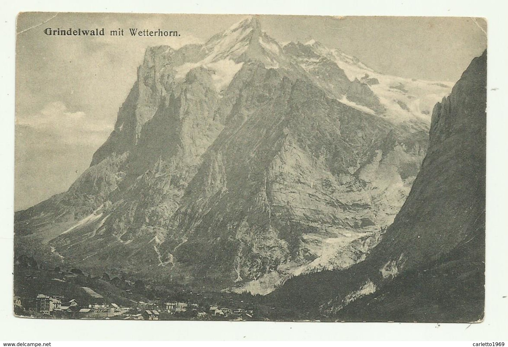 GRINDELWALD MIT WETTERHORN  - NV  FP - Grindelwald