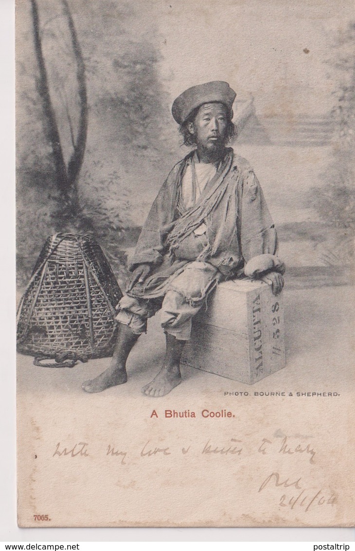 INDIA // INDE. A BHUTIA COOLIE - India