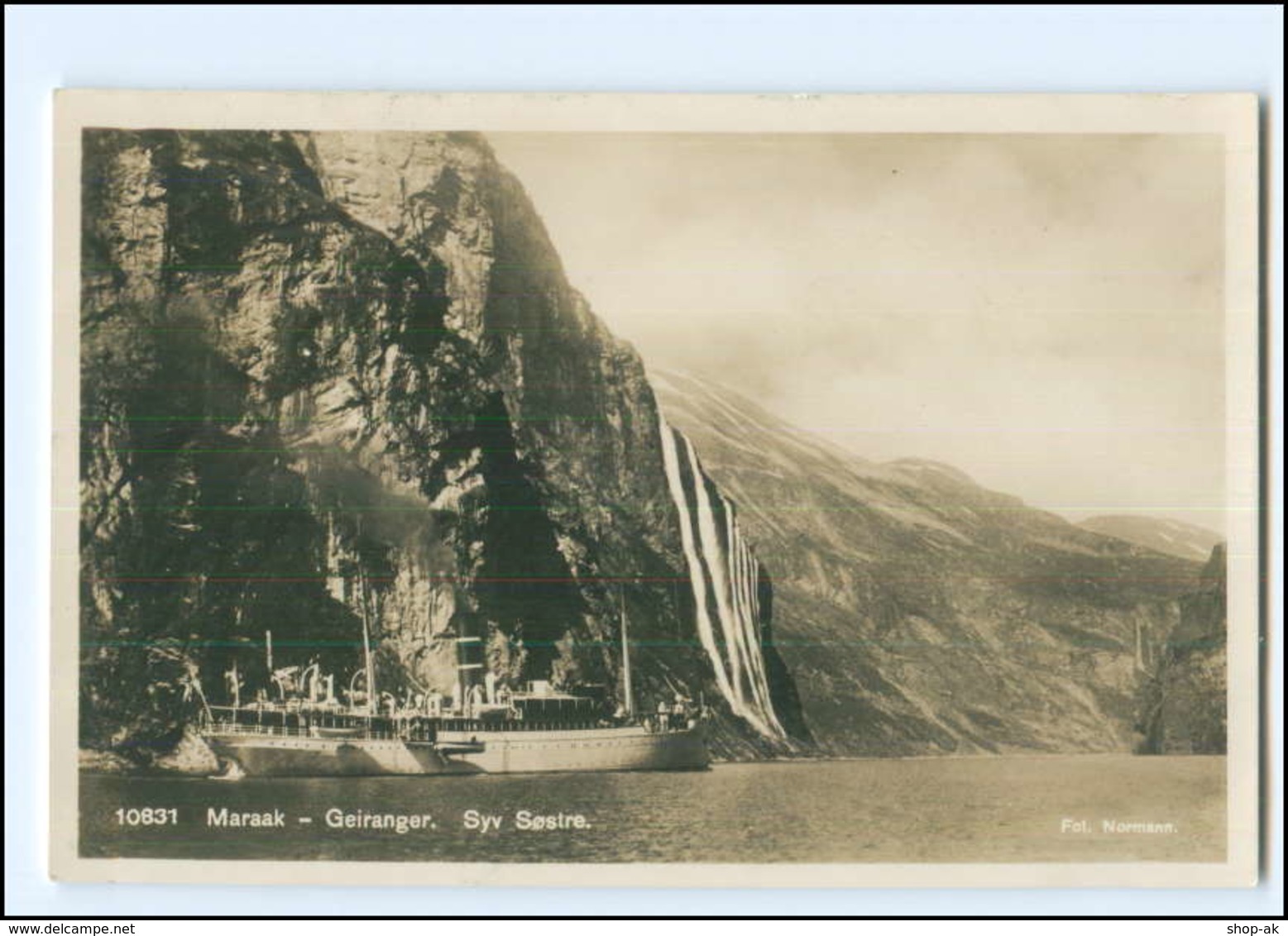 Y15276/ Maraak  Geiranger  Syv Söstre  Norwegen Foto AK Ca.1932 - Norwegen