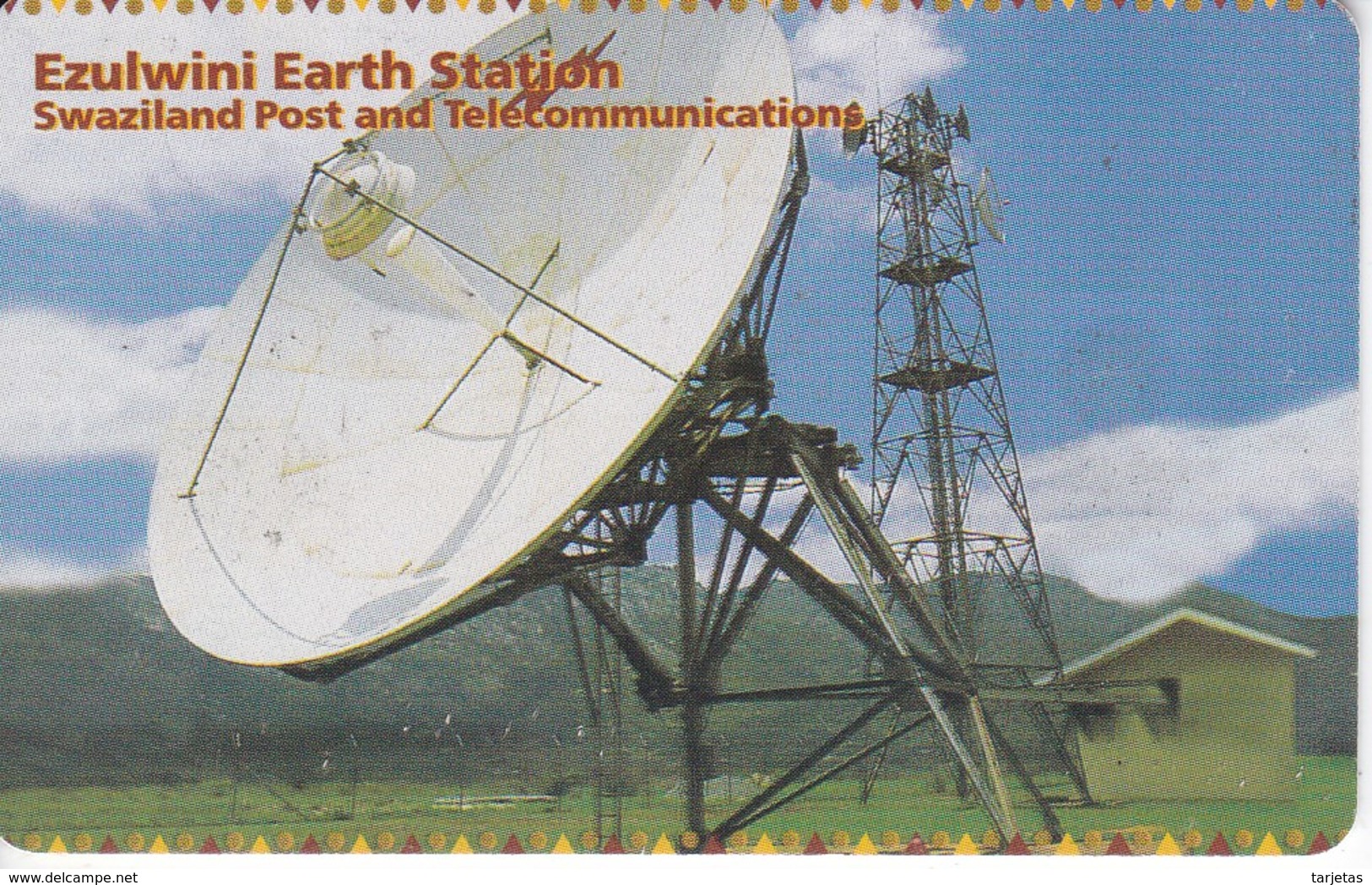 TARJETA DE SWAZILAND DE UNA ANTENA PARABOLICA PARA SATELITES (SATELLITE) - Swaziland