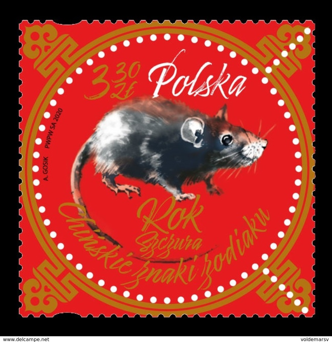 Poland 2020 Mih. 5182 Lunar New Year. Year Of The Rat MNH ** - Neufs