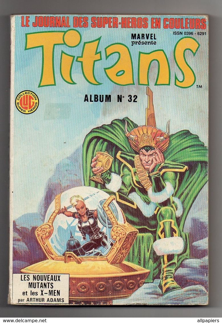 Titans Album N°32 avec Les Numéros 94 à 96 de 1987 - Titans