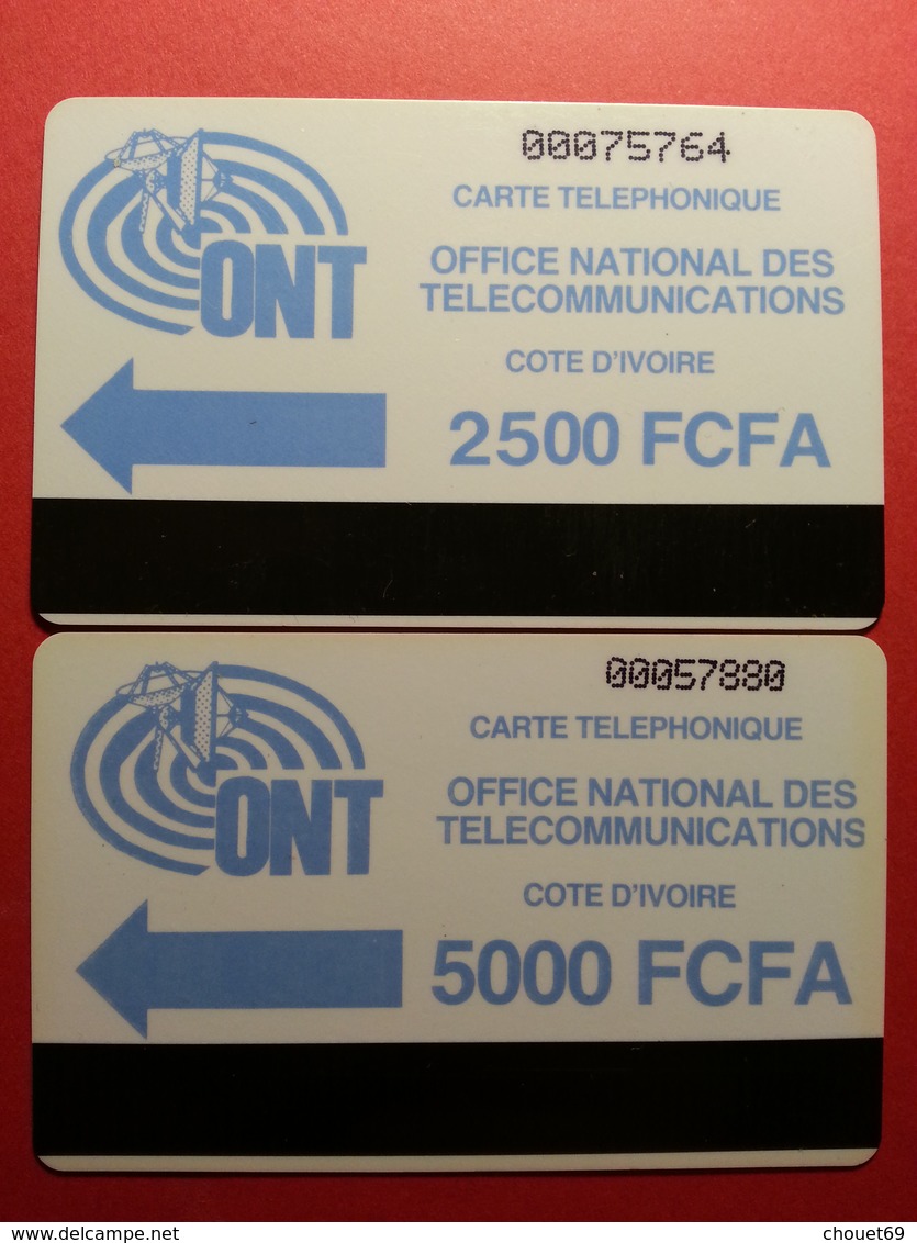 IVORY COST - First Issue 2500 Et 5000 FCFA ONT Logo Cote D' Ivoire - Autelca  (BA0220.2 - Côte D'Ivoire