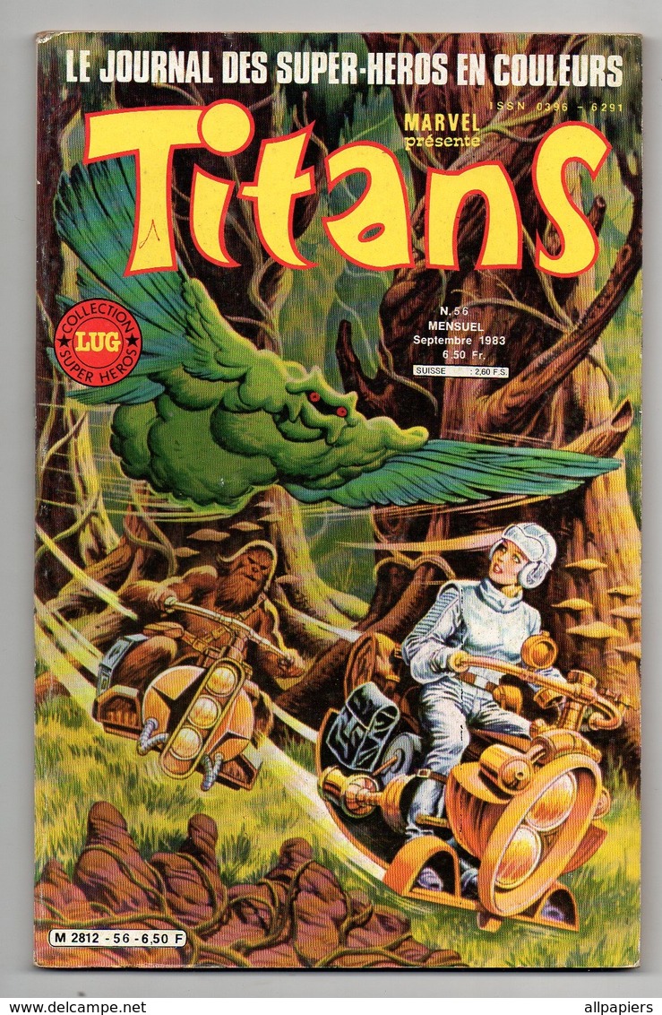 Titans N°56 La Guerre Des étoiles - Machine-Man - Mikros - Dazzler De 1983 - Titans