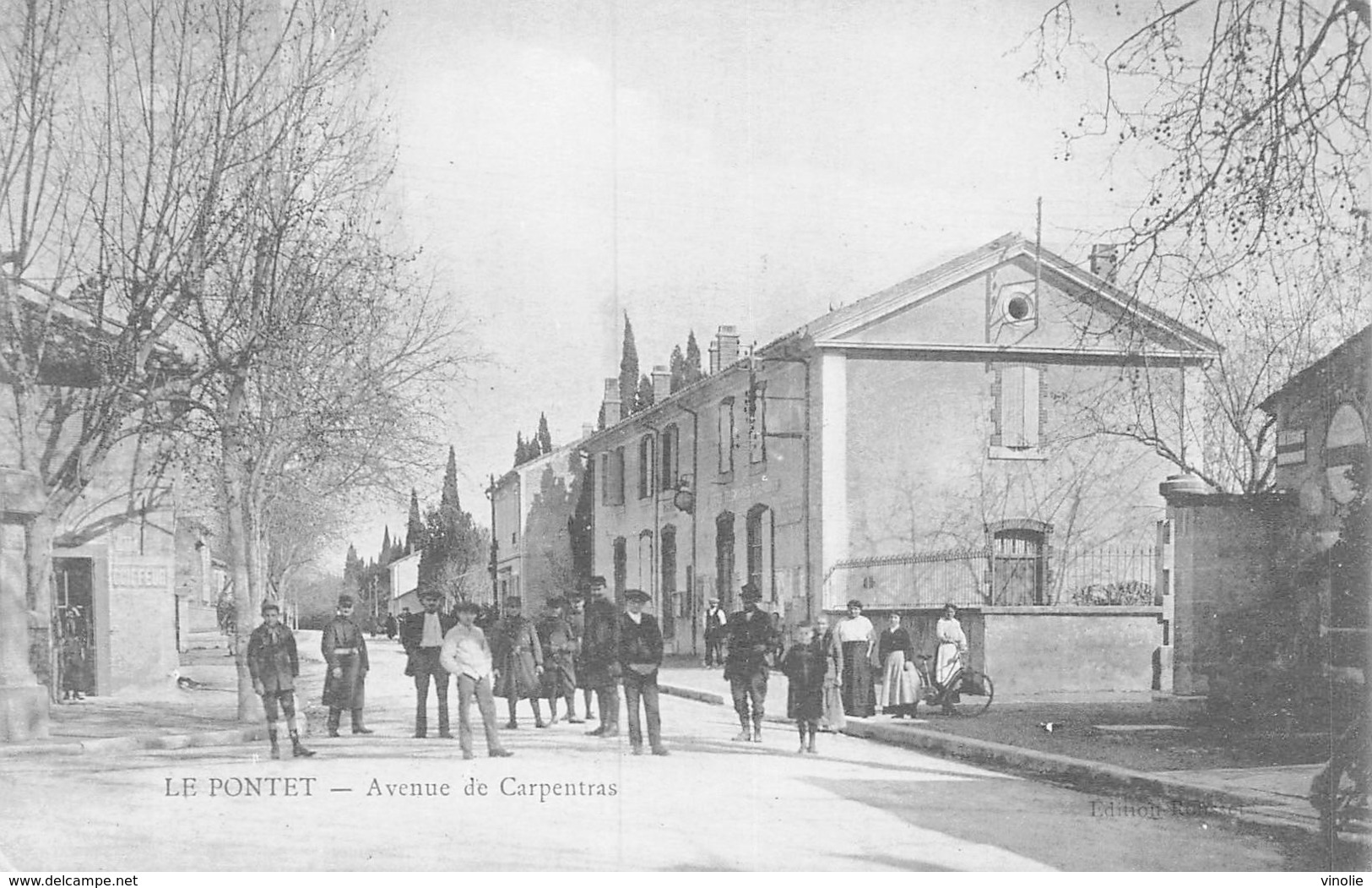 20-1844 : LE PONTET. AVENUE DE CARPENTRAS. - Le Pontet