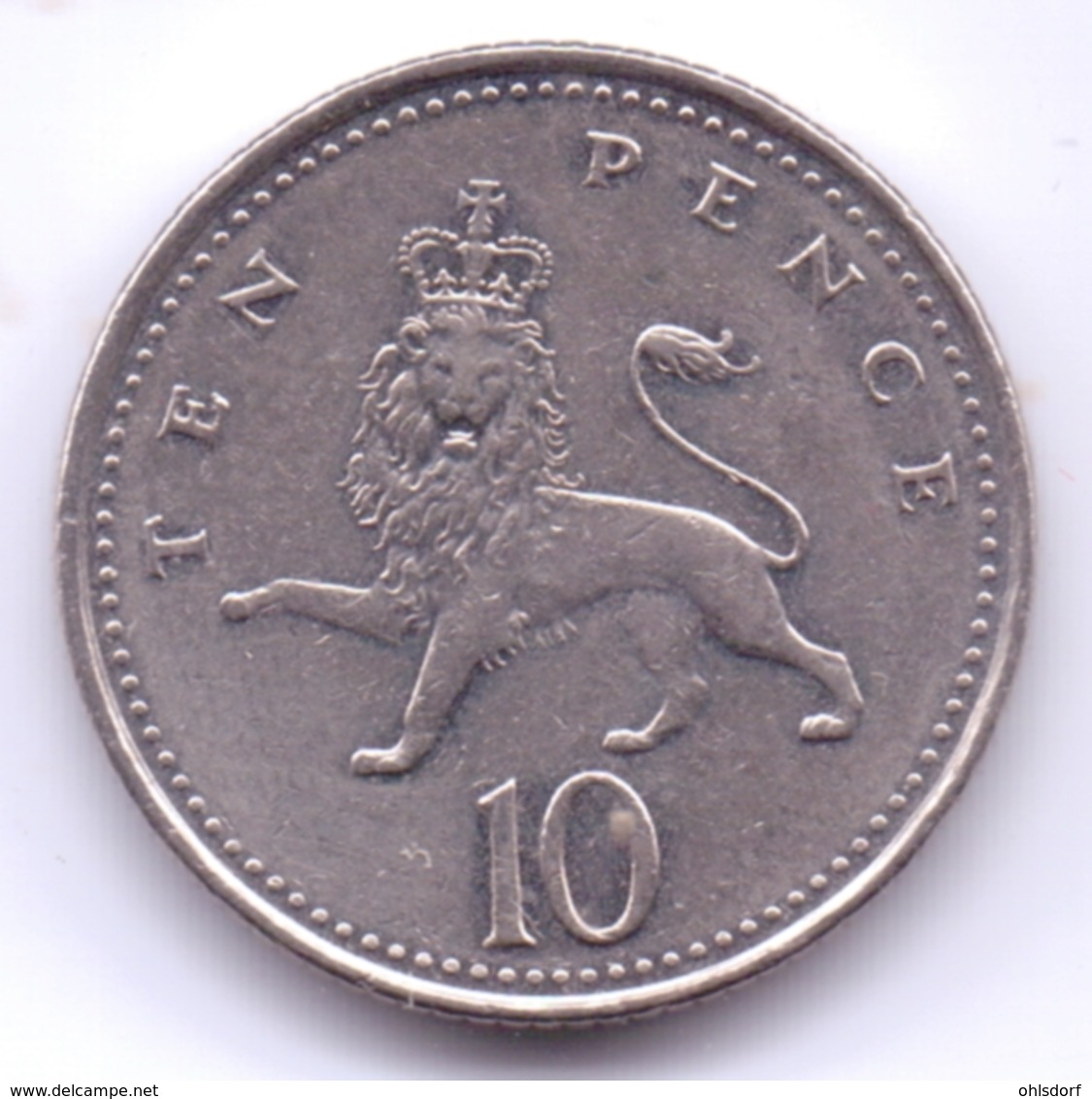 GREAT BRITAIN 2000: 10 Pence, KM 989 - 10 Pence & 10 New Pence