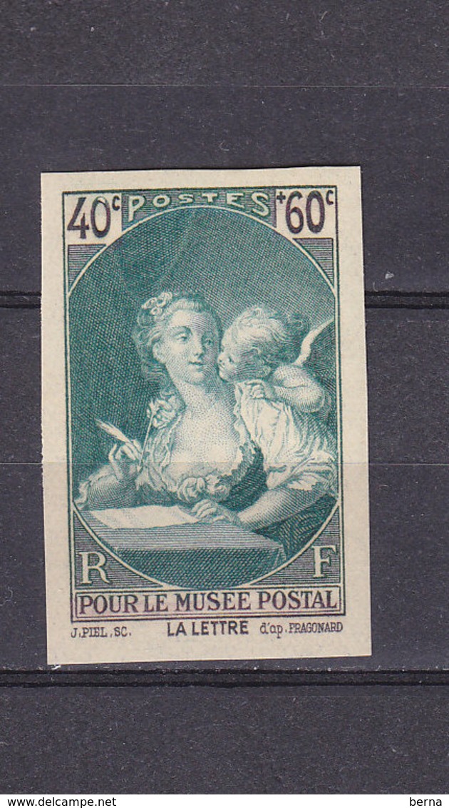 446 MUSEE POSTAL FRAGONARD ESSAI DE COULEUR LUXE NEUF SANS CHARNIERE - Otros & Sin Clasificación