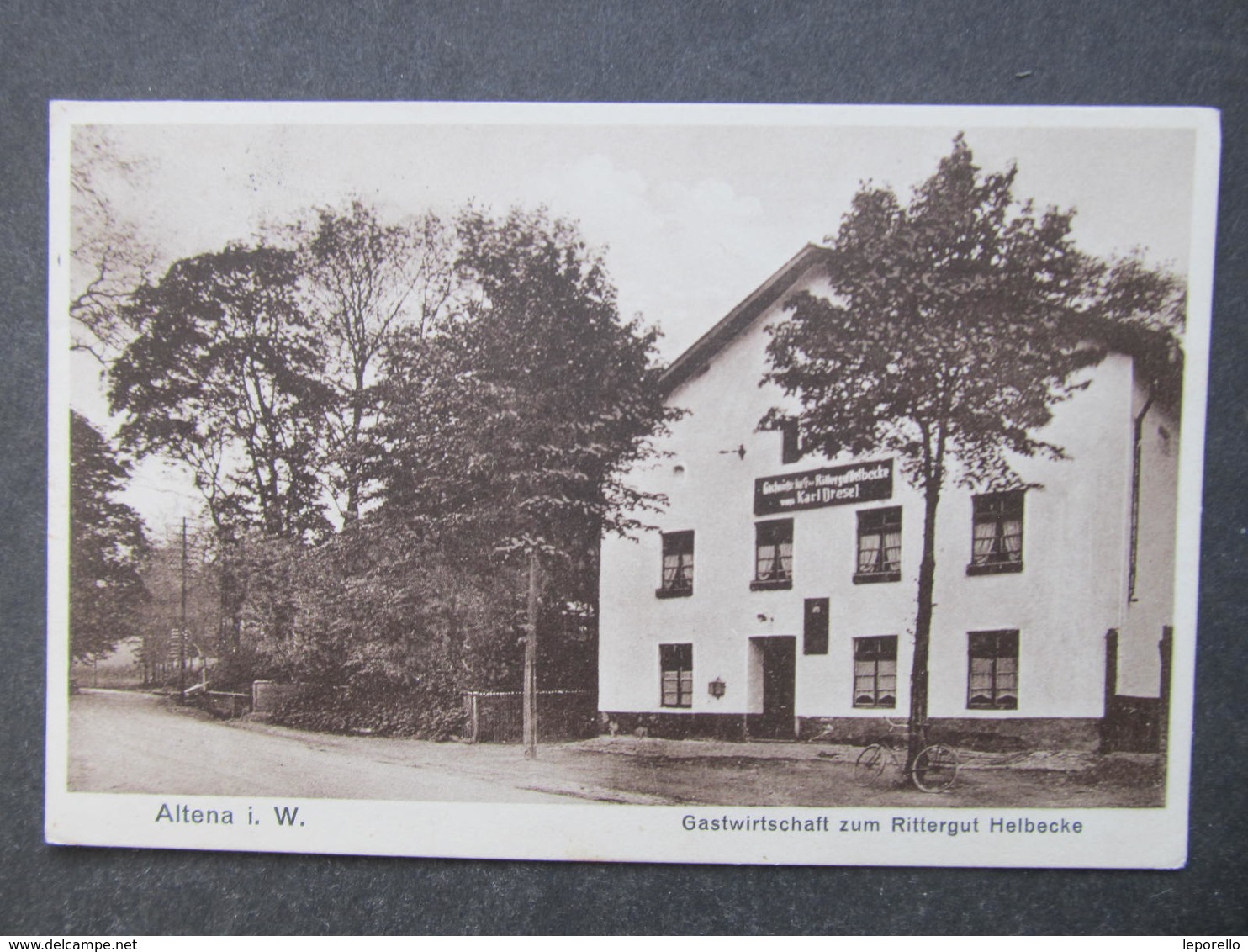 AK ALTENA I.W. Gasthaus Helbecke 1930  ///  D*41746 - Altena