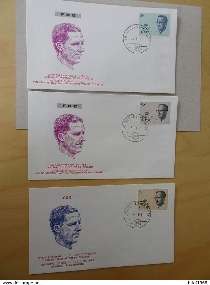 Belgien Michel 2074-76 FDC (9847) - 1981-1990