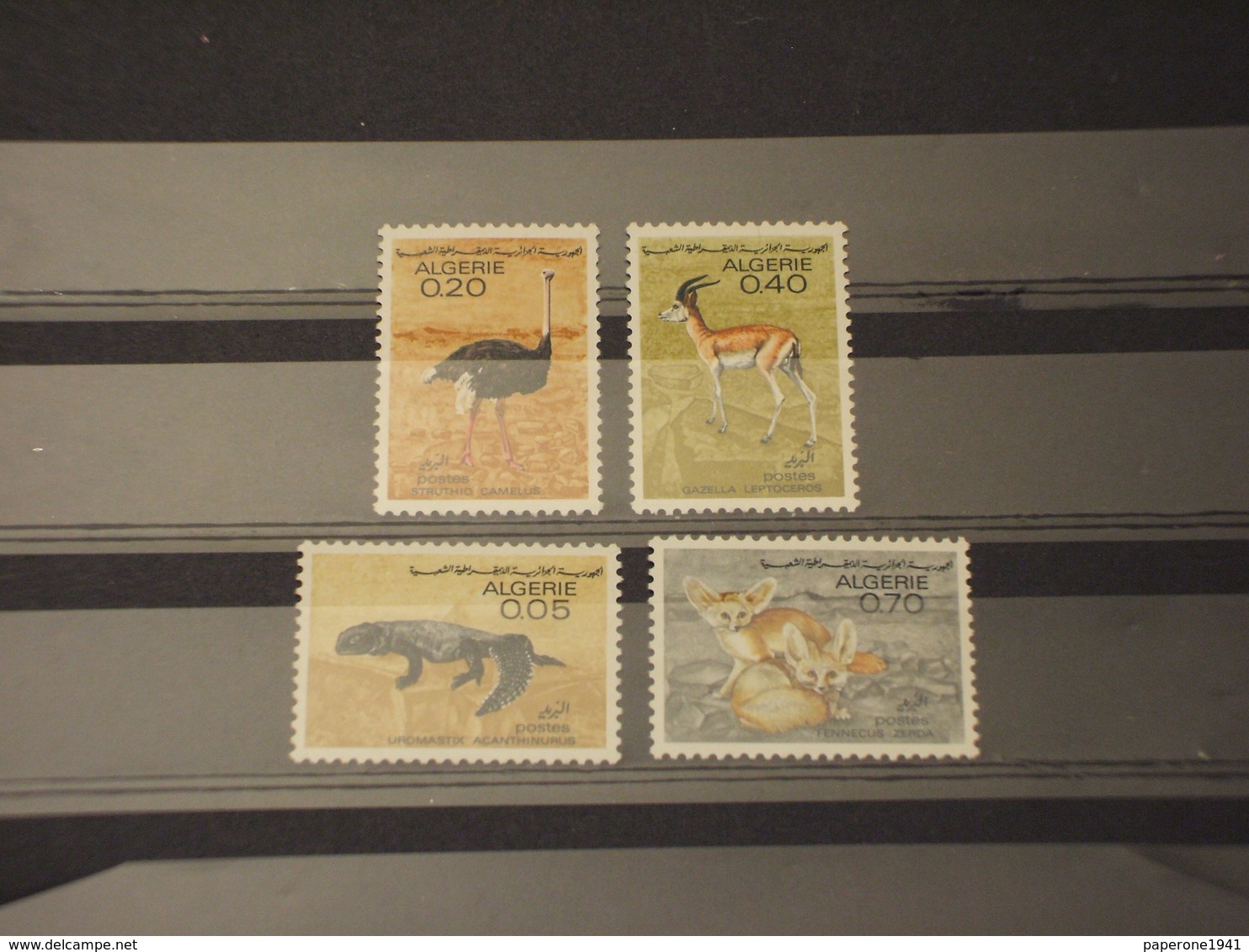 ALGERIA - 1967 FAUNA  4 VALORI - NUOVI(++) - Algeria (1962-...)