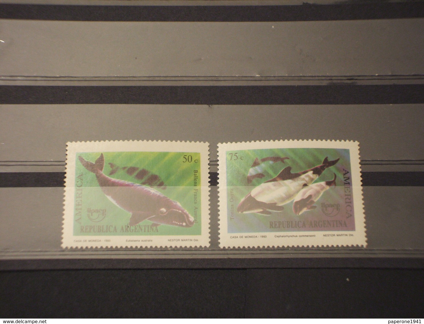 ALGERIA - 1993 CETACEI 2 VALORI - NUOVI(++) - Algeria (1962-...)