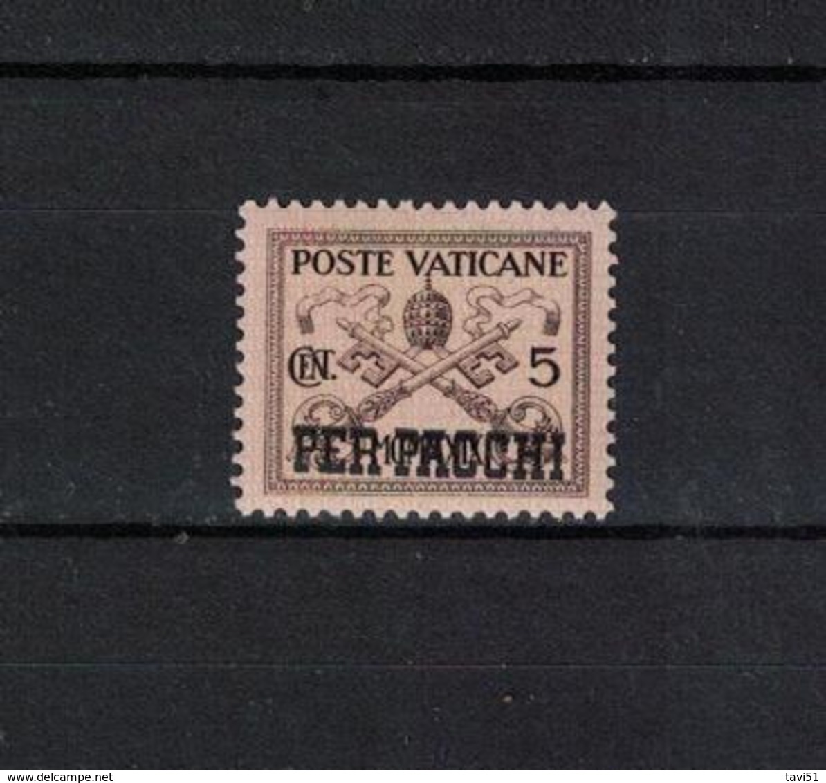 VATIKAN , Vatican  , 1931 , ** , MNH , Postfrisch , Mi.Nr. Packetmarke 1 - Paketmarken