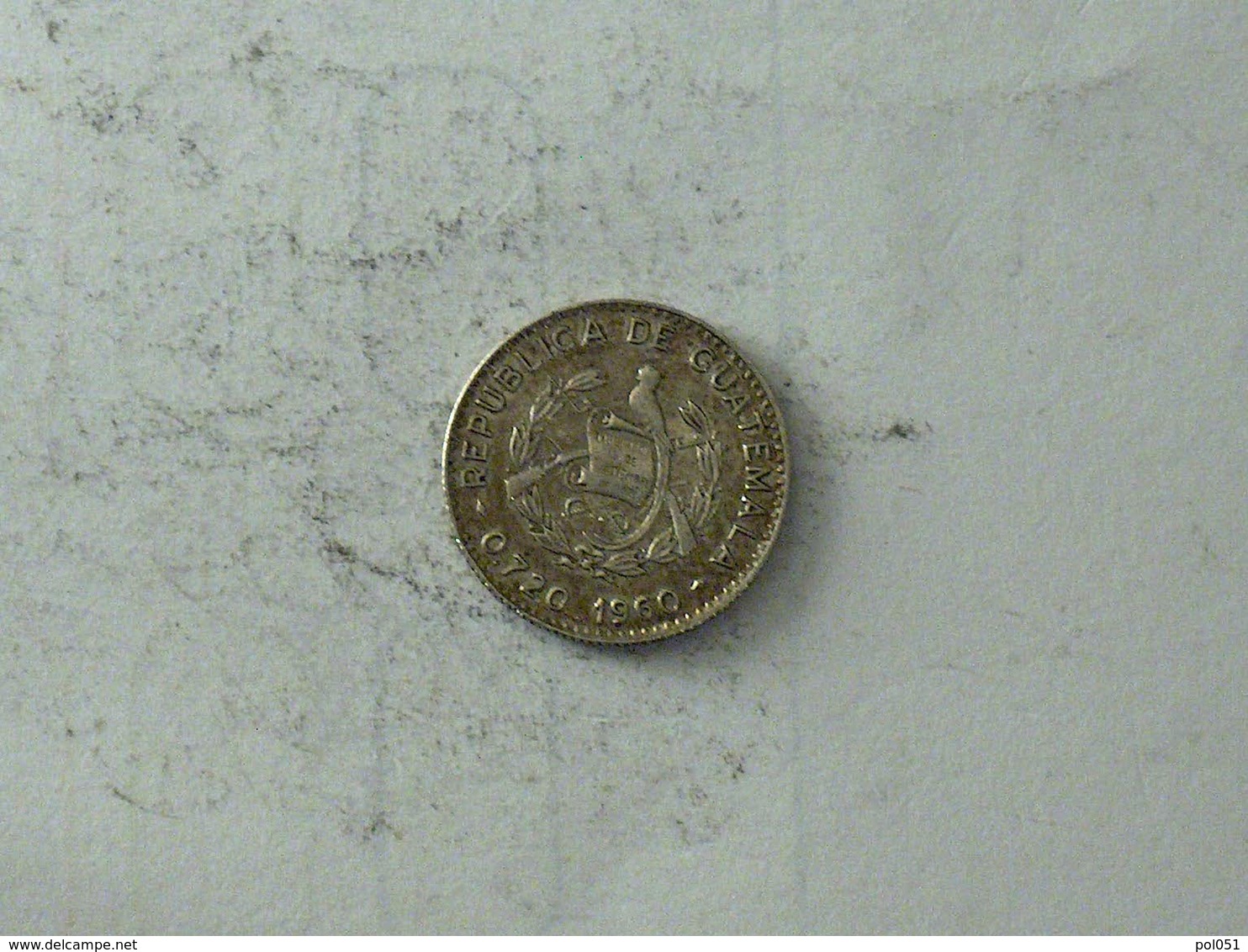 Guatemala 5 Cent 1960 Silver Argent - Guatemala