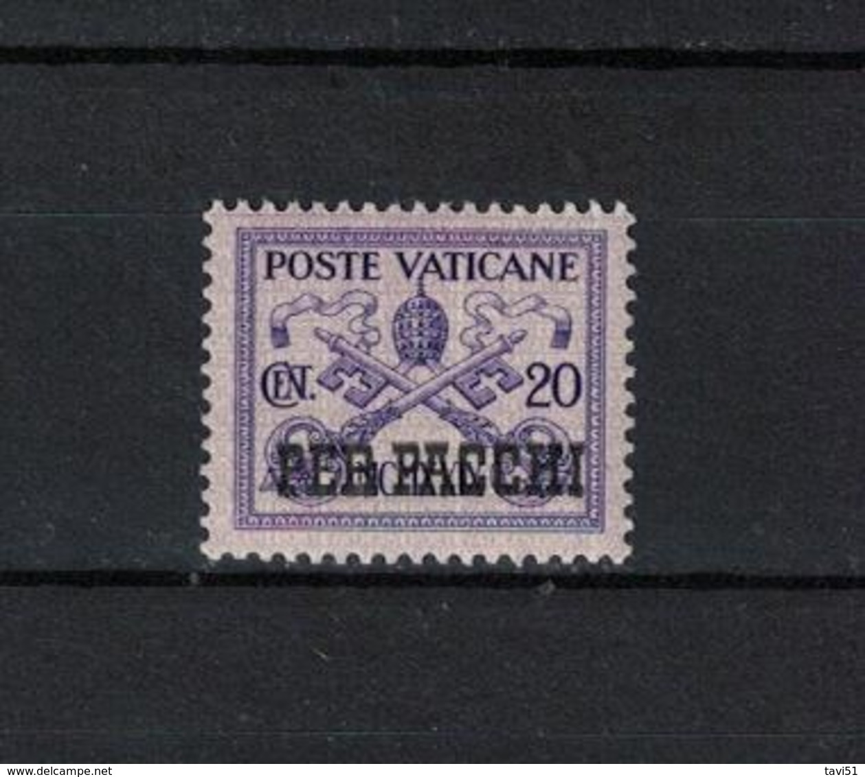 VATIKAN , Vatican  , 1931 , ** , MNH , Postfrisch , Mi.Nr. Paketmarke 3 - Paquetes Postales