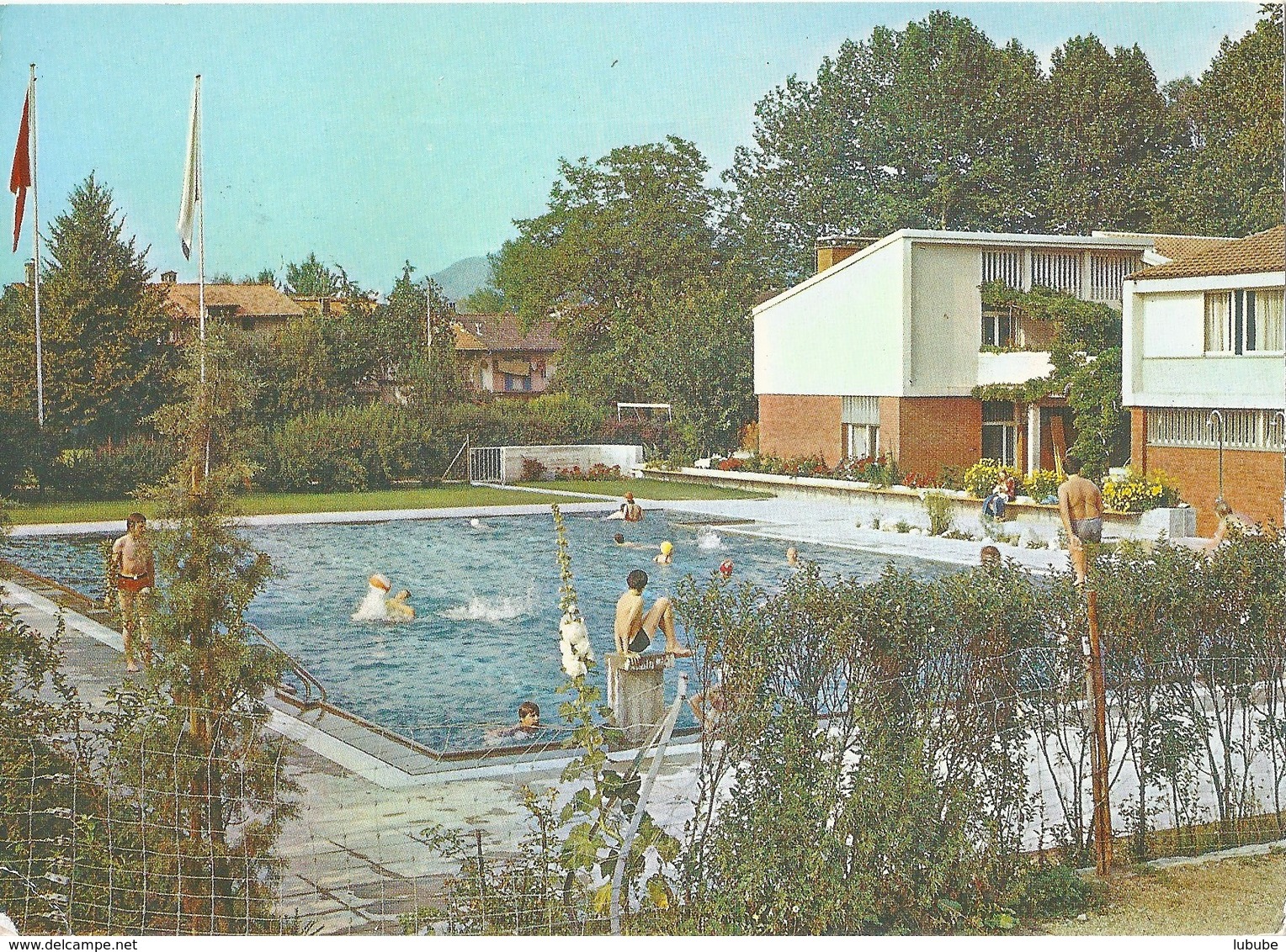 Magliaso - Stiftung Schweizer Ferienkolonien, Schwimmbecken      Ca. 1970 - Magliaso