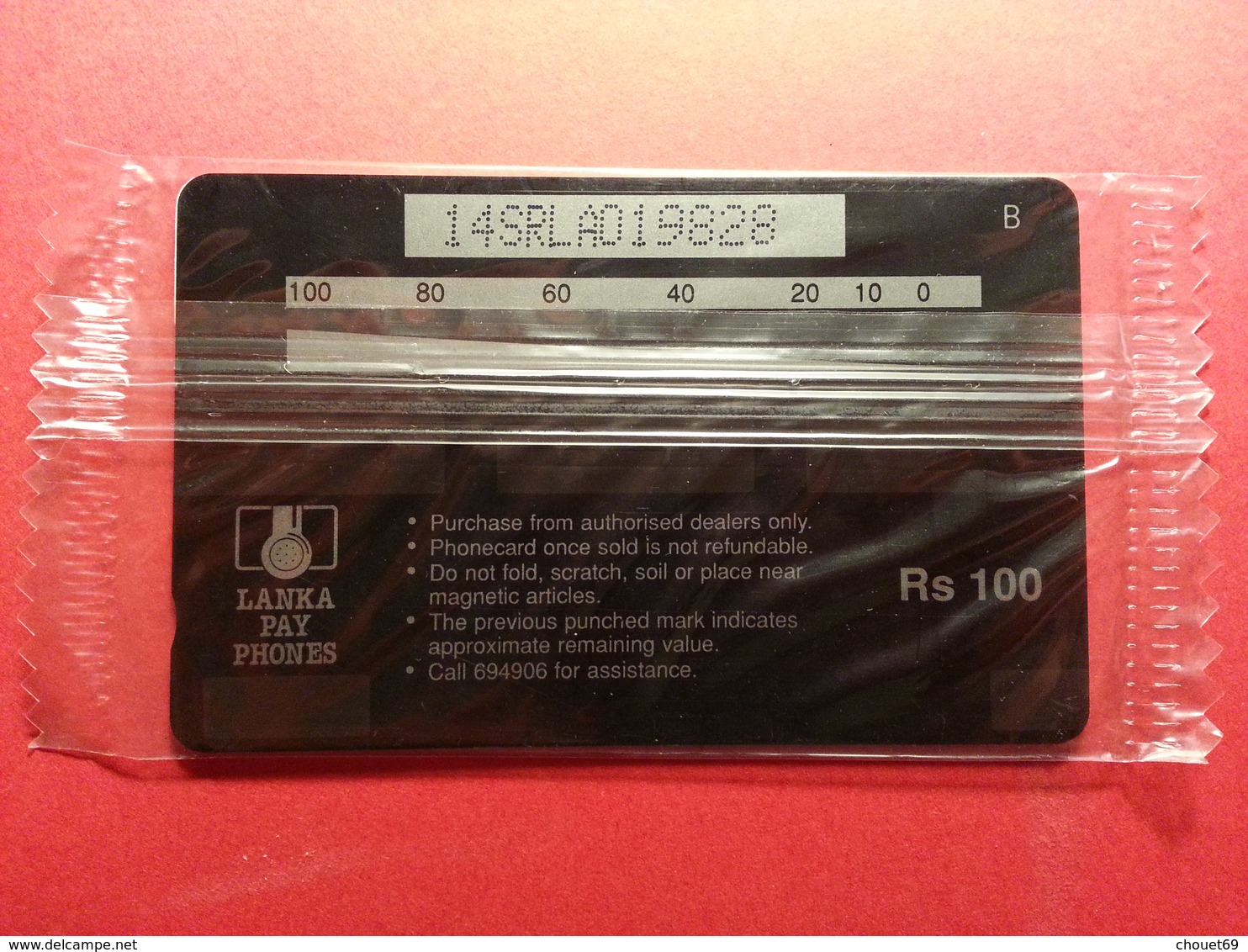 SRI LANKA GPT Rs 100 CRICKET TEAM Coca Cola 14SRLA Coca-Cola MINT NEUVE (BA0220.2 - Sri Lanka (Ceilán)