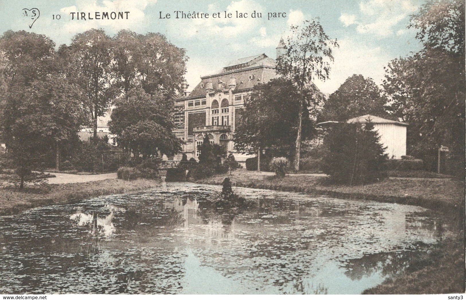 PK, Tirlemont - Tienen, Le Theätre Et Le Lac Du Parc, Ongebruikt - Tienen