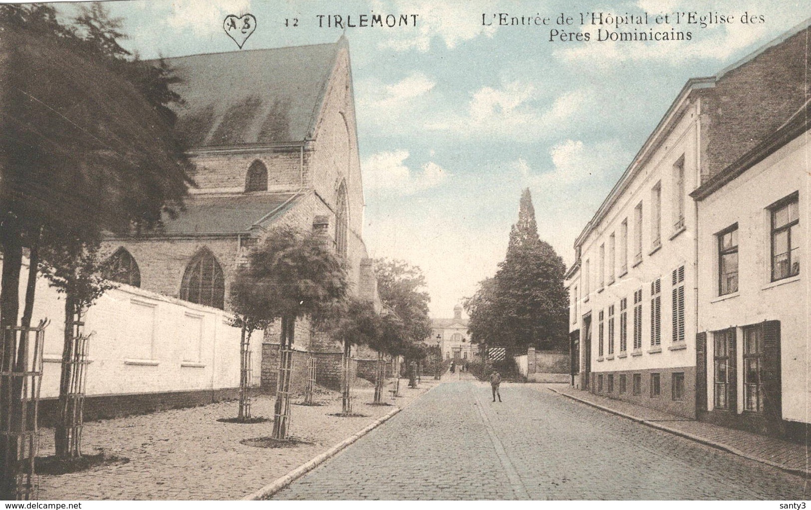 PK, Tirlemont - Tienen, L'Entree De L'Hopital Et L'Eglise Des Pères Dominicains, Ongebruikt - Tienen