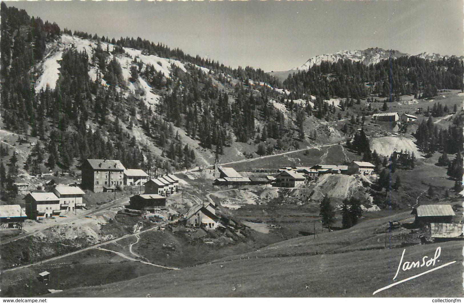 CPSM FRANCE 73 "La Plagne Sur Aime, Vue Générale " - Autres & Non Classés