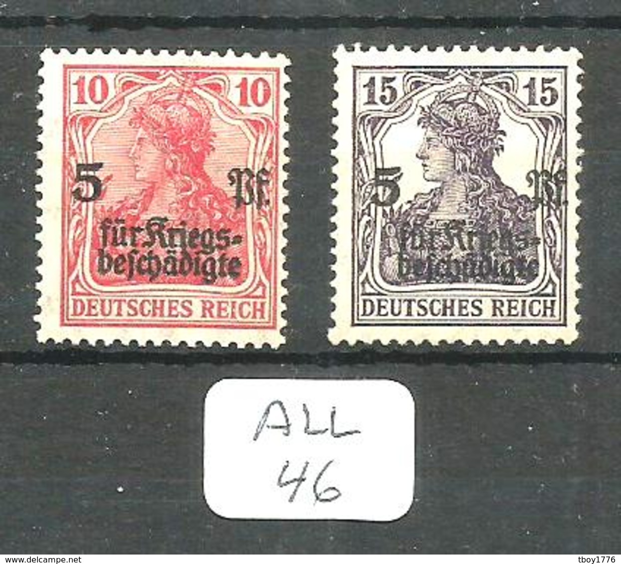 ALL Mi 105/106 YT 104/105 En XX - Unused Stamps