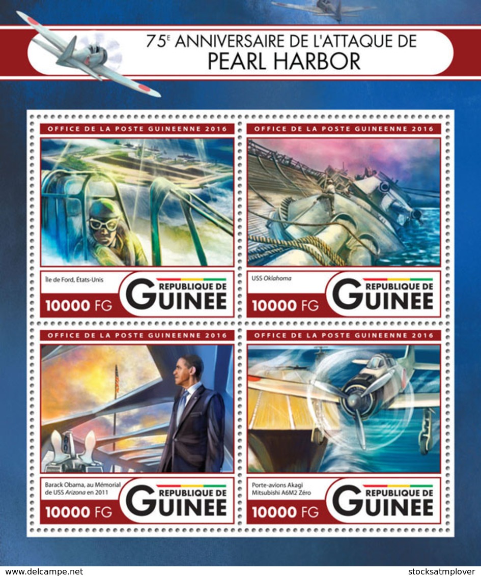 Guinea 2016 War WWII Pearl Harbor - WW2