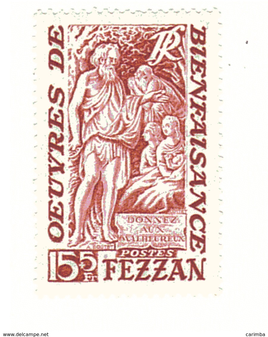 15 + 5 FR ALLEGORIA - Unused Stamps