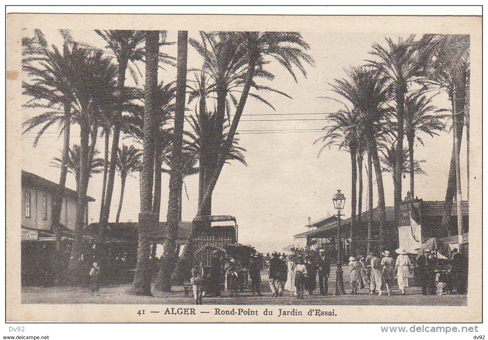 ALGERIE ALGER ROND POINT DU JARDIN D ESSAI - Algeri