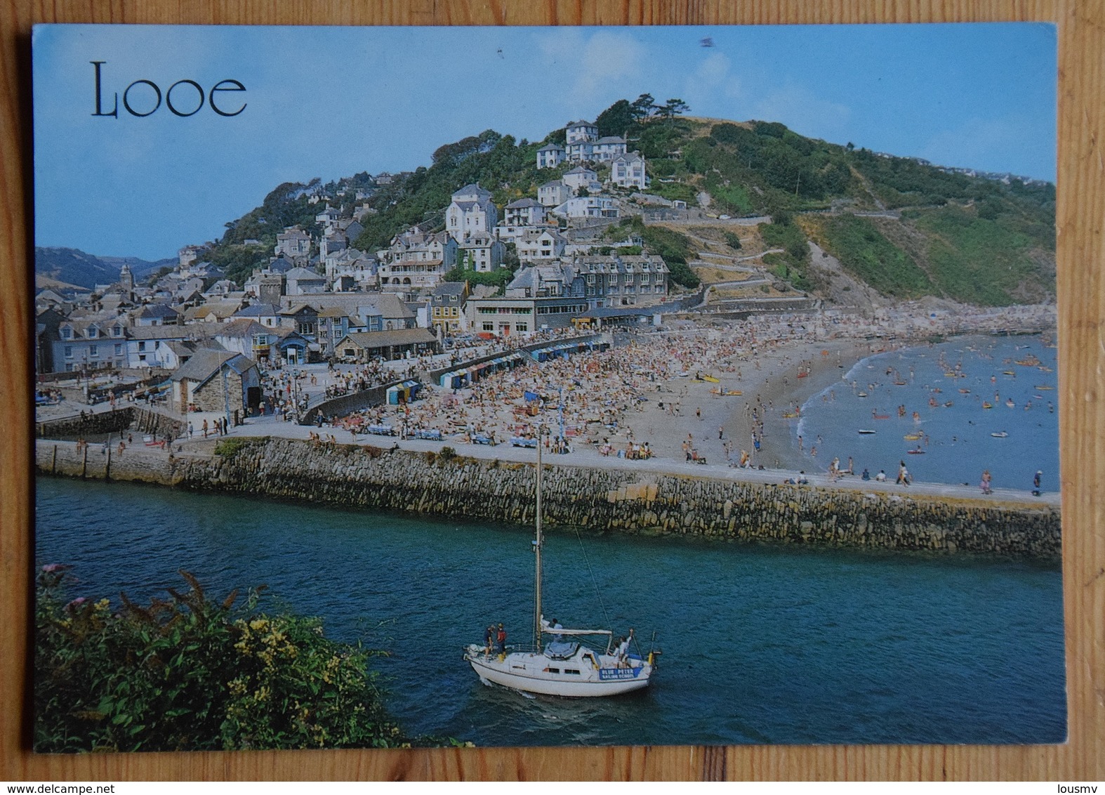 Looe - The Beach And East Cliff - Scilly Isles - Bateau / Voilier / Sailing Boat - (n°17145) - Scilly Isles