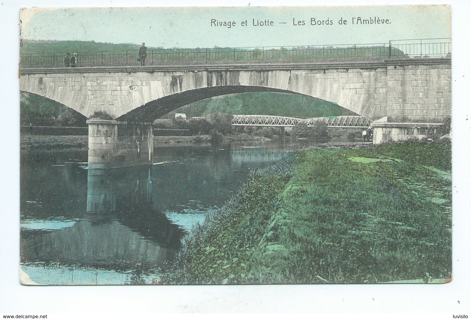 Rivage Et Liotte Les Bords De L'Amblève ( Carte Couleur ) - Ambleve - Amel