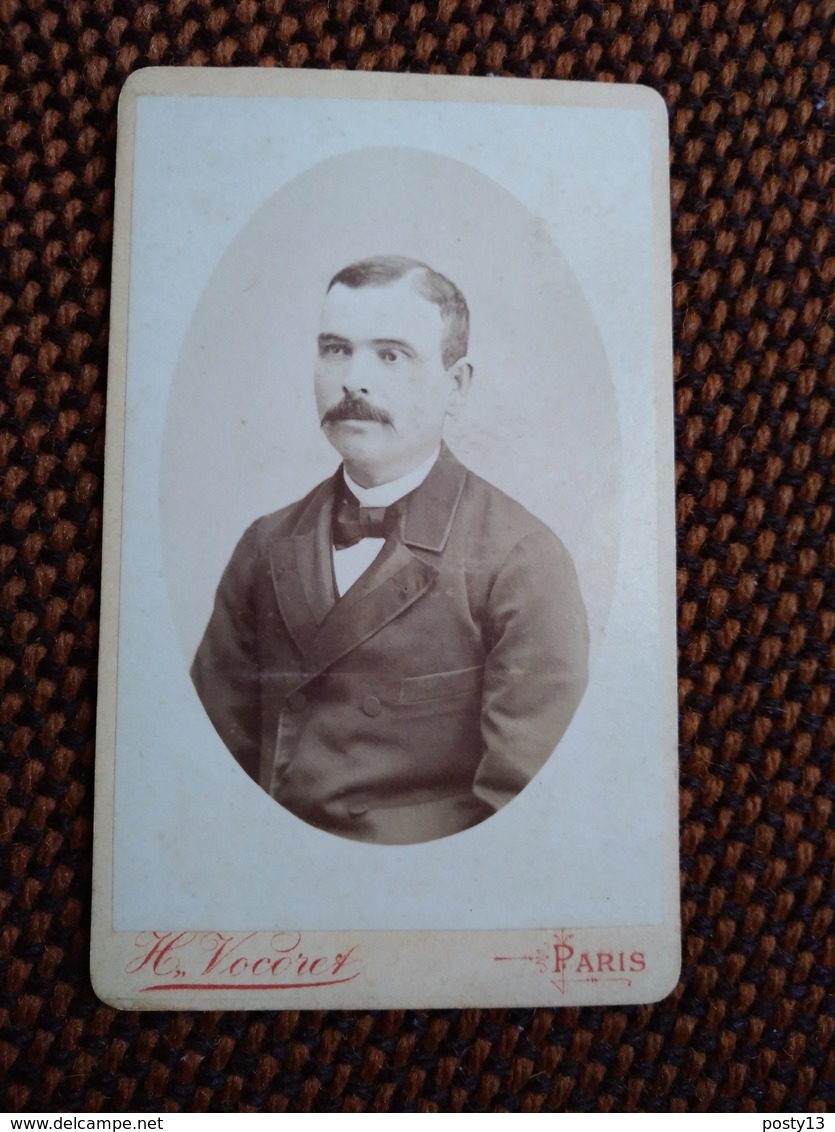 CDV. Portrait Homme - Circa 1880 - Photo Vocoret, Paris - Alte (vor 1900)