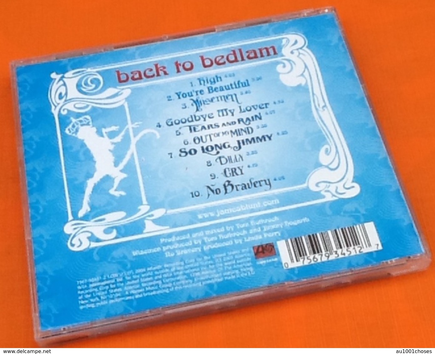 CD  (1er Album) James Blunt    Back To Bedlam  (2005) - Autres & Non Classés