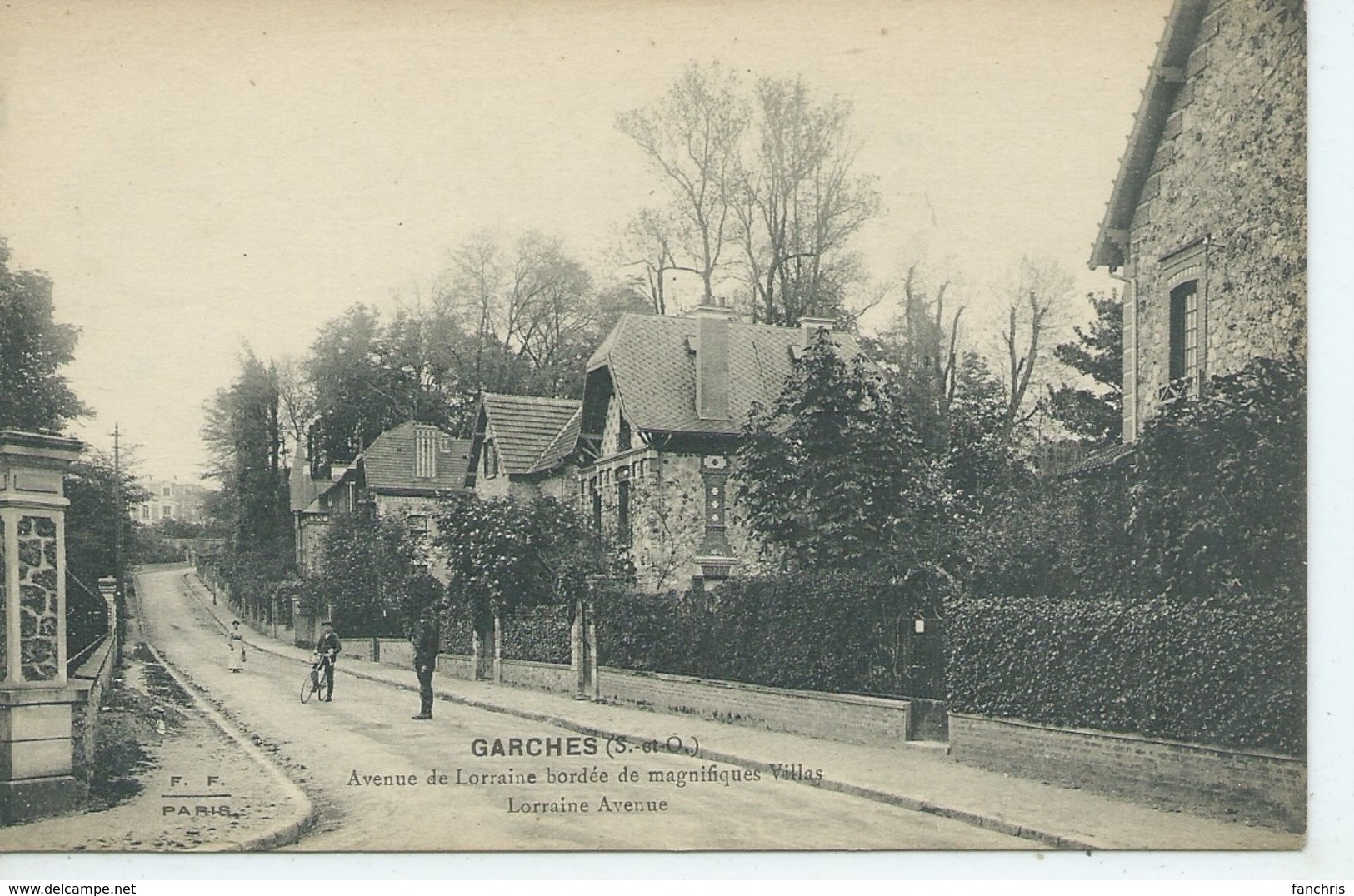 Garches-Avenue De Lorraine Bordée De Magnifiques Villas - Garches