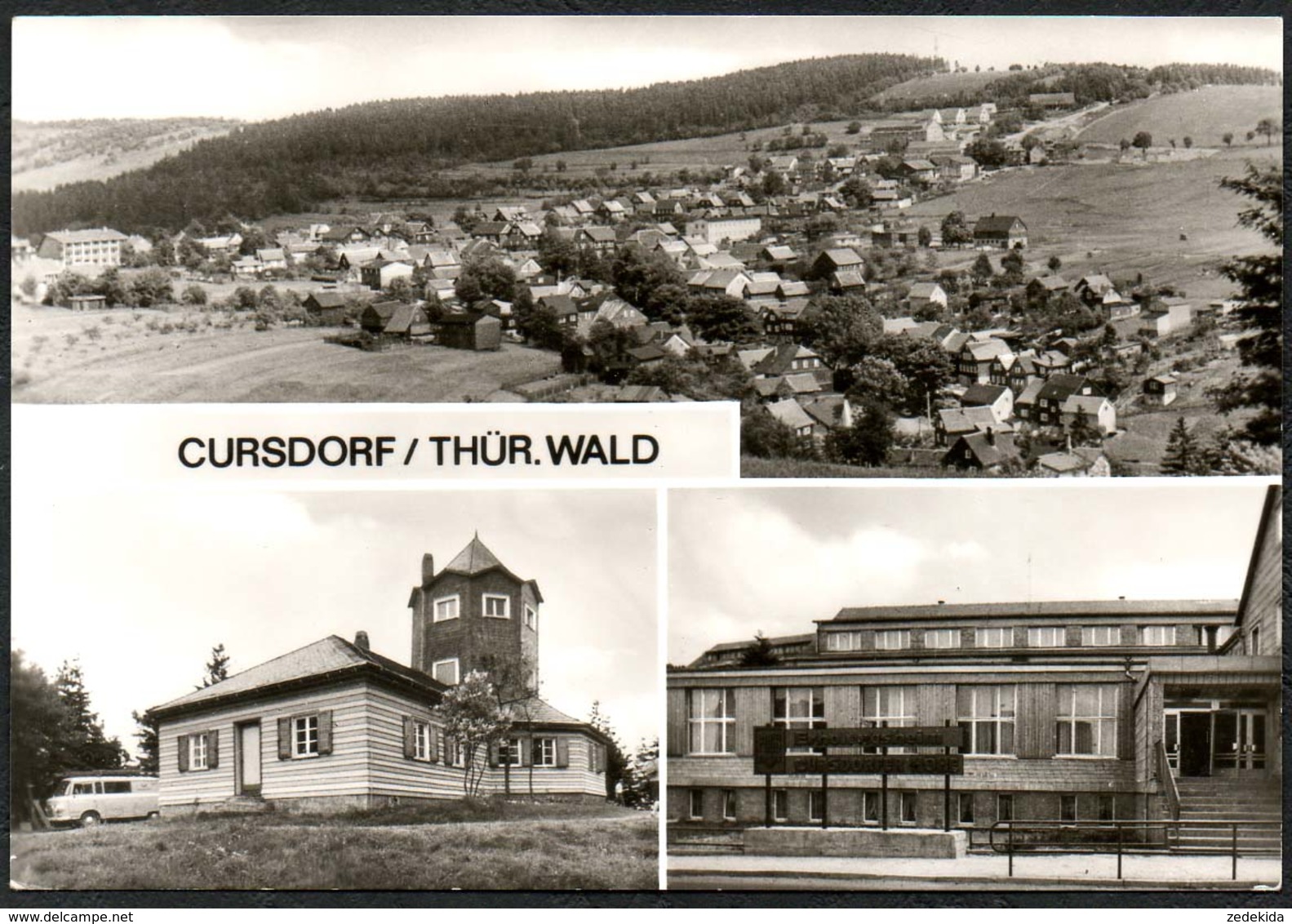 C1949 - Cursdorf Gaststätte Aussichtsturm FDGB Heim Cursdorfer Höhe - Bild Und Heimat Reichenbach - Neuhaus