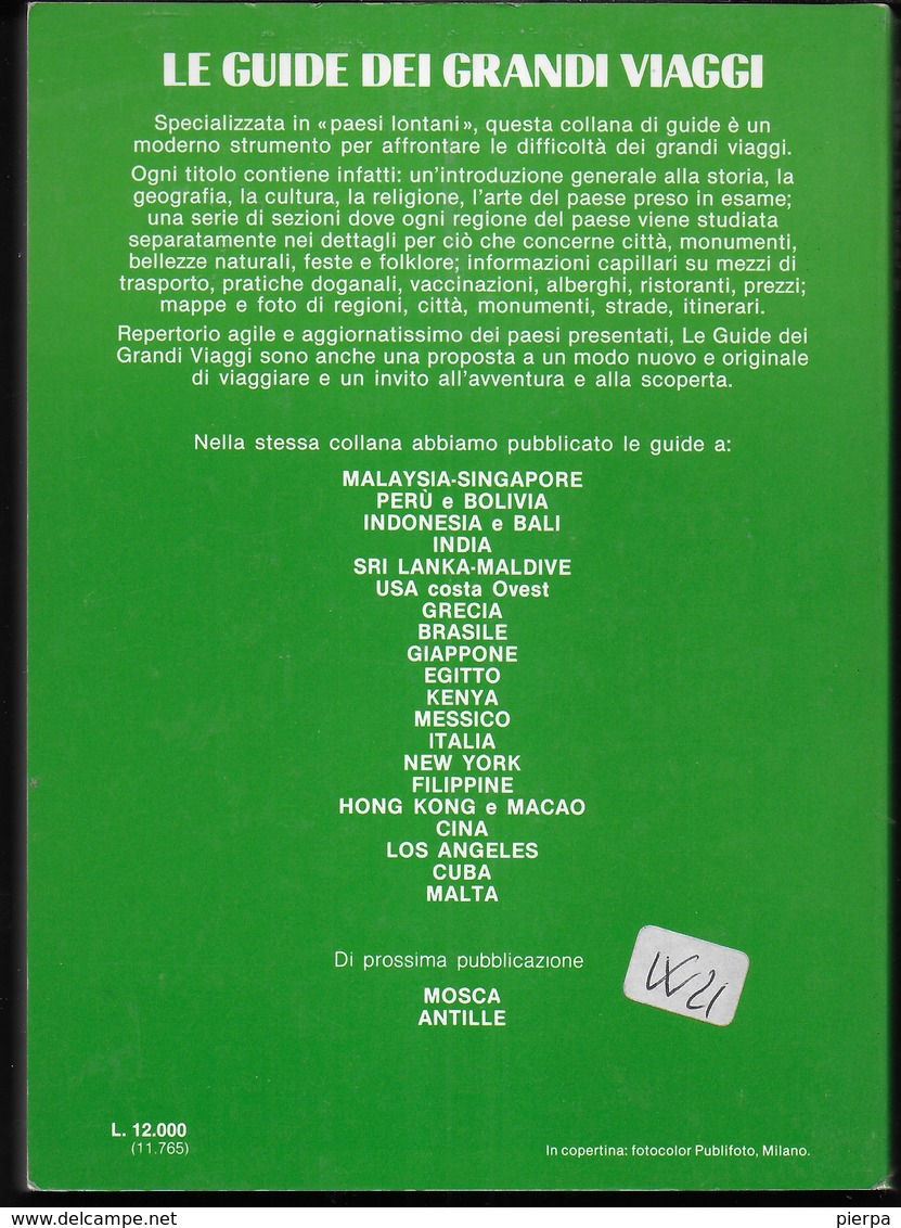 TAILANDIA - GUIDA TURISTICA - SUGAR EDIZIONI - PAG. 194 - FORMATO18X13 - USATO COME NUOVO - Turismo, Viaggi