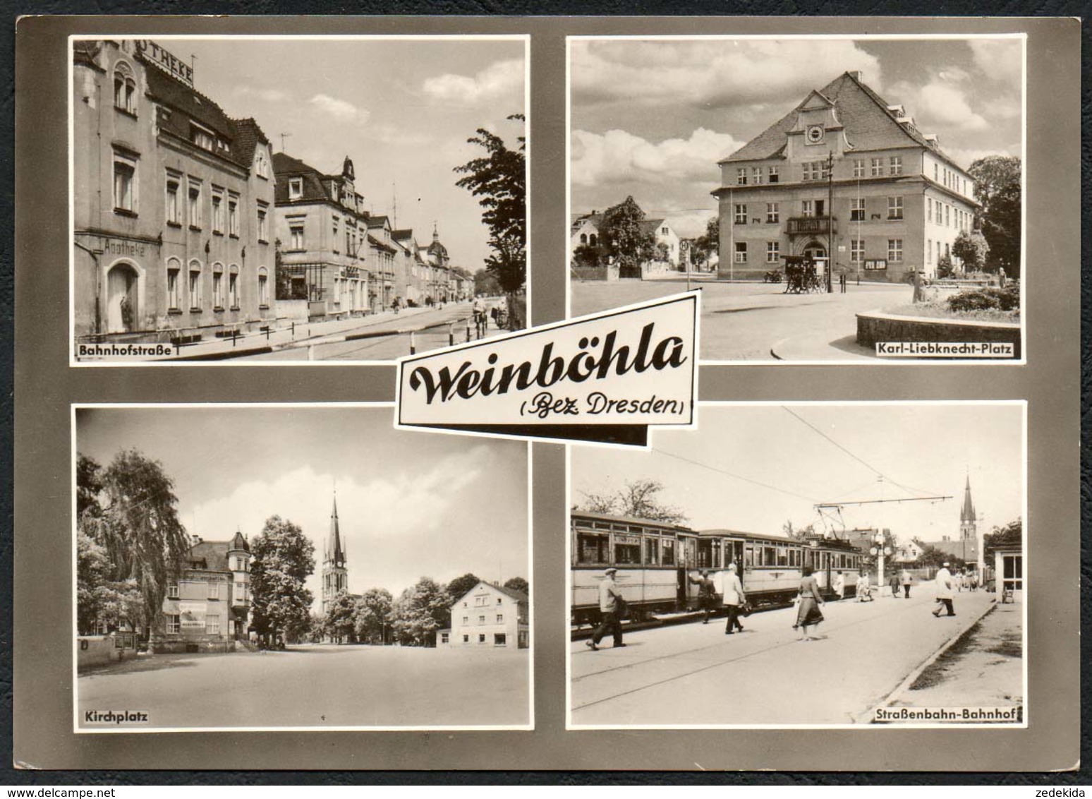 D3541 - Weinböhla Straßenbahn - Bild Und Heimat Reichenbach - Weinboehla