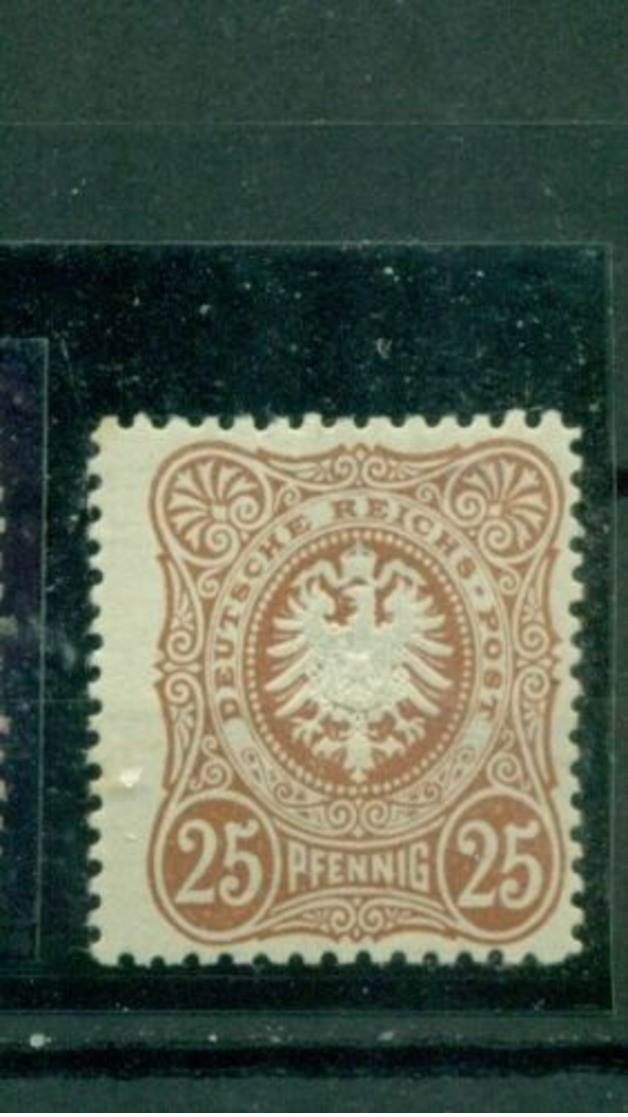 Deutsches Reich, Reichsadler Im Oval Nr. 43 II Falz * - Unused Stamps