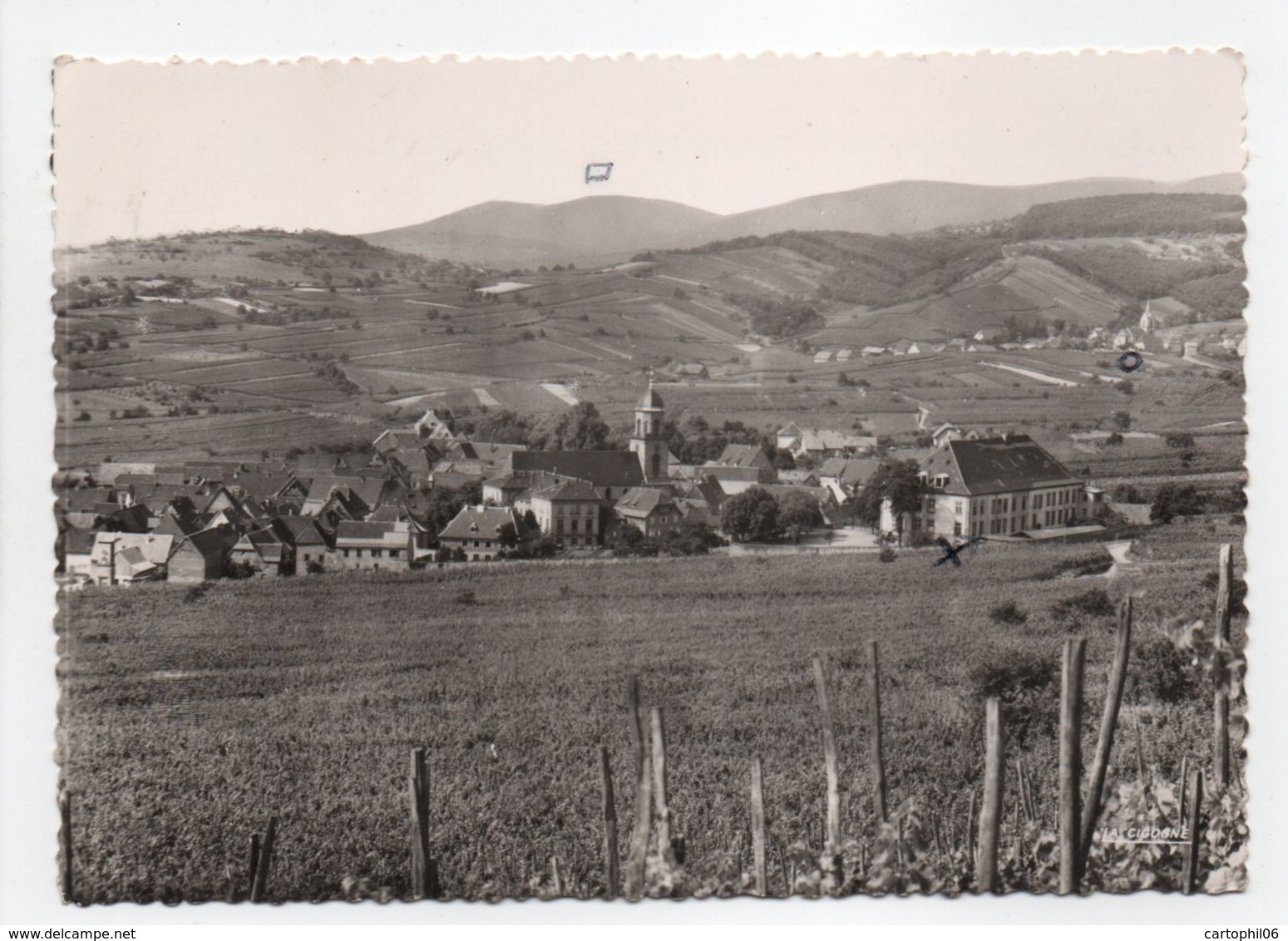 - CPSM SAINT-HIPPOLYTE (68) - Le Collège, Rodern Et Le Grand Ballon 1962 - Editions La Cigogne 296.01 - - Altri & Non Classificati