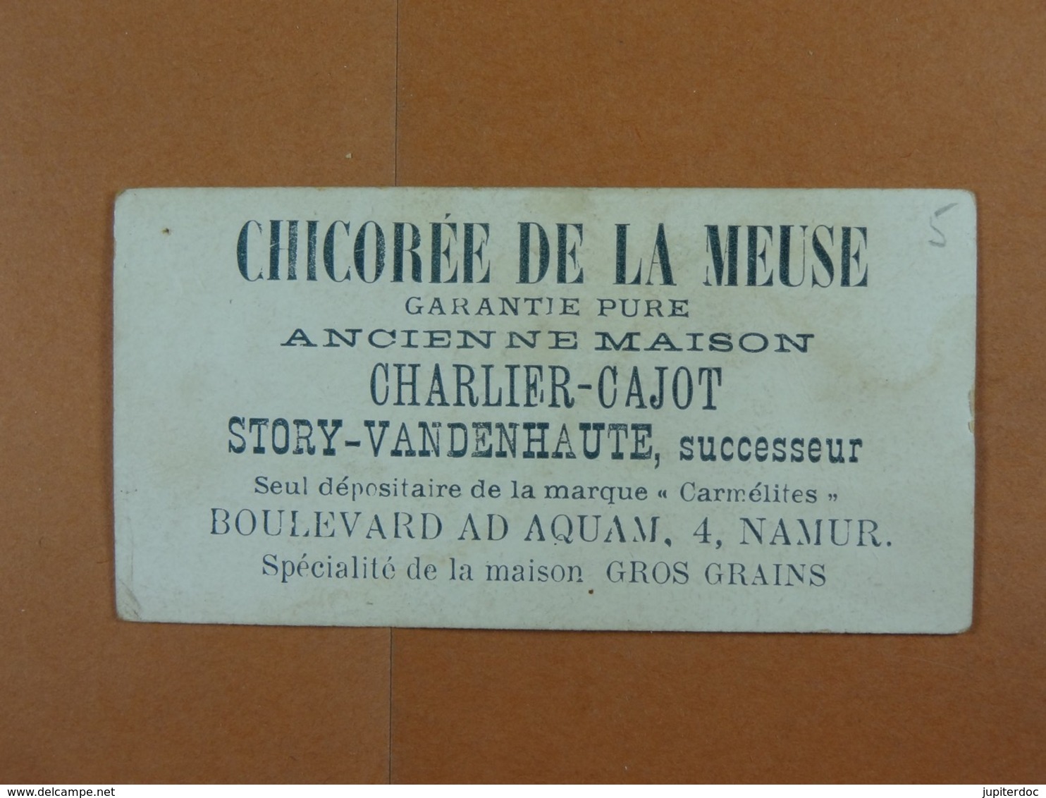 (8,3 Cm X 4,8 Cm) Chicorée De La Meuse Namur /5/ - Other & Unclassified
