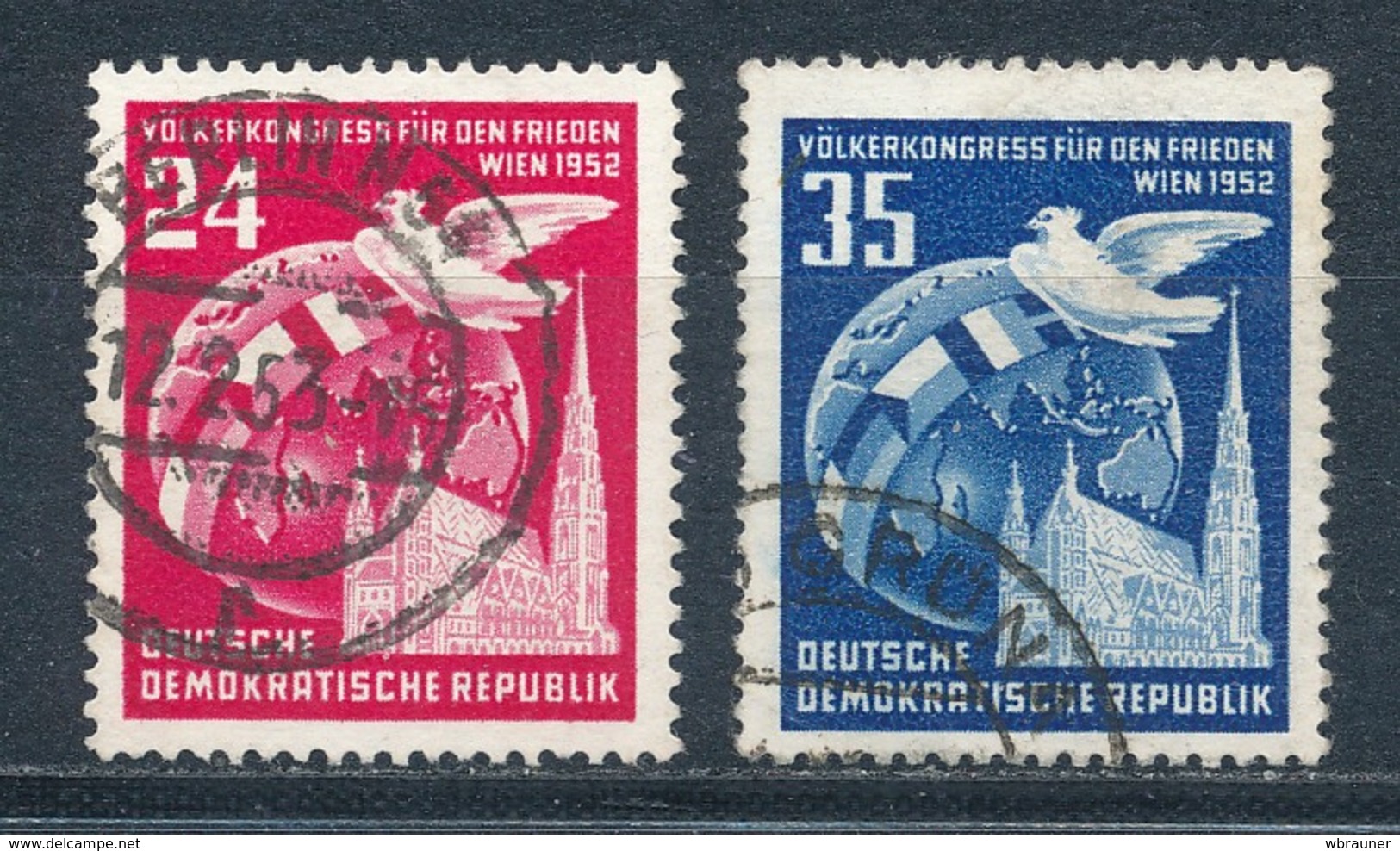 DDR 320/21 Gestempelt - Used Stamps