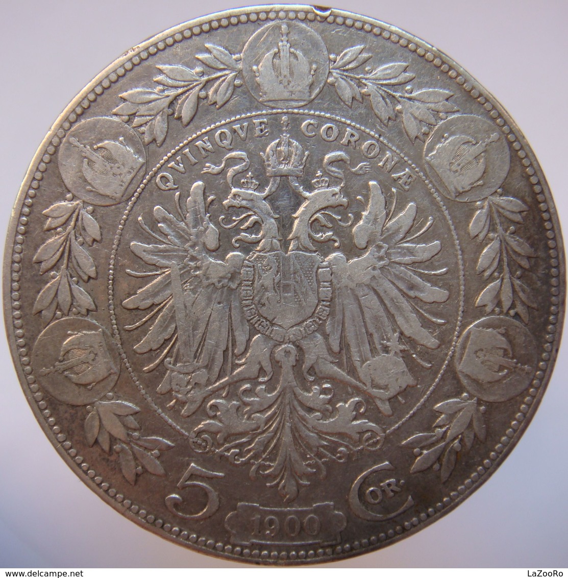 LaZooRo: Austria 5 Corona 1900 VF / XF - Silver - Autriche