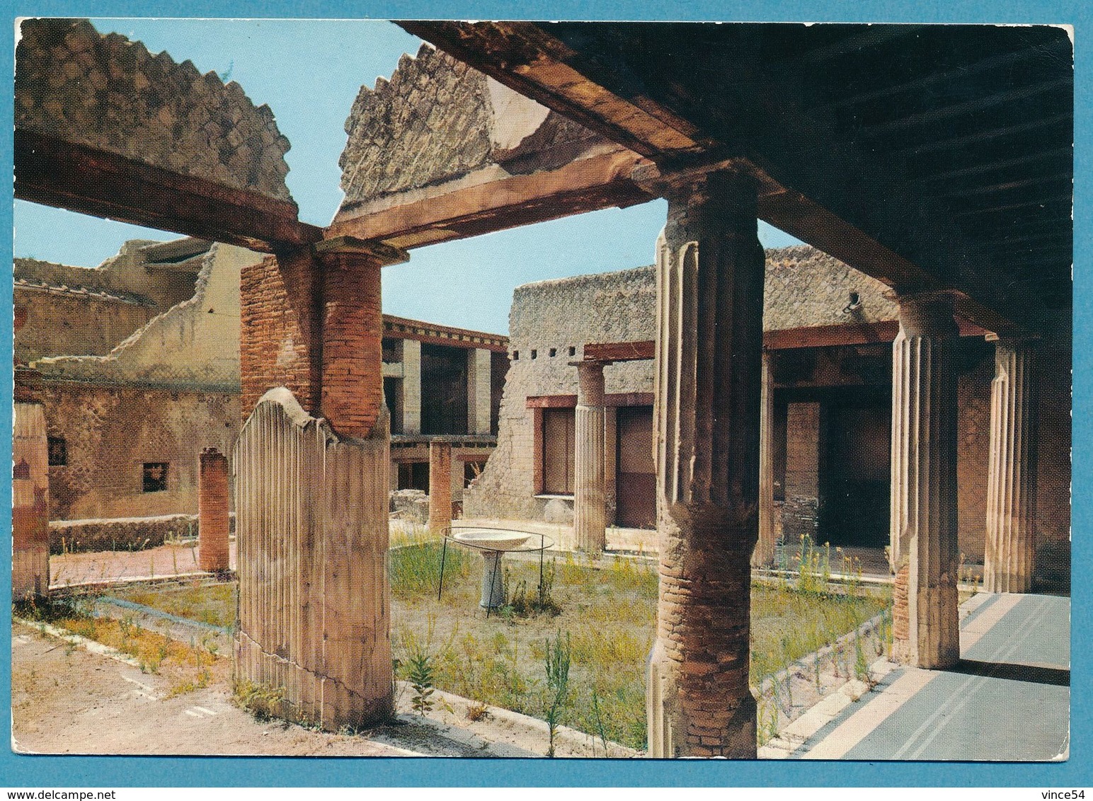 ERCOLANO - Casa Del Salone Nero - Peristilio - Ercolano