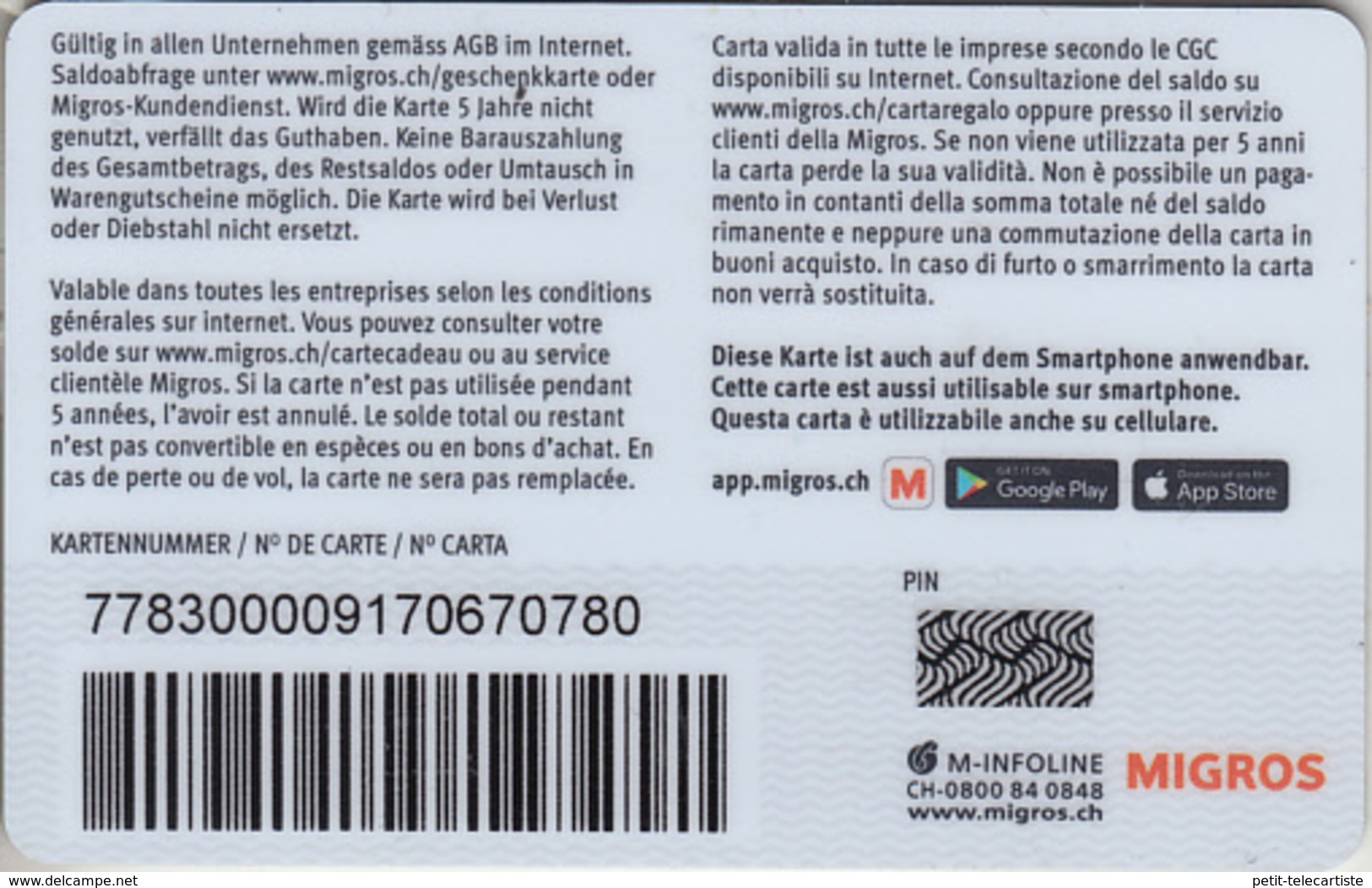 SWITZERLAND - GIFT CARD - KDO - SUISSE *** TRAIN & RIGI - BAHNEN  *** - Suisse