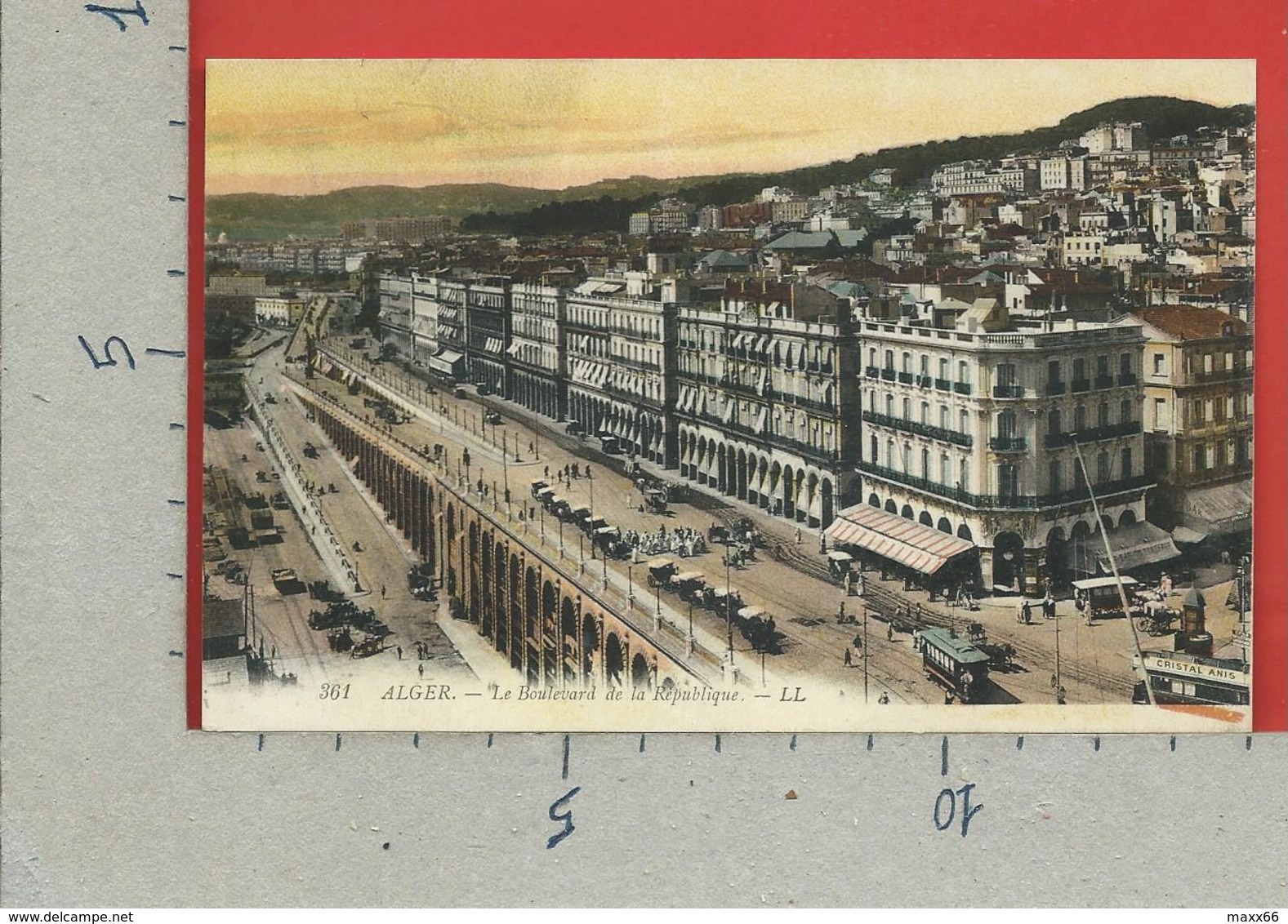 CARTOLINA NV ALGERIA - ALGER - Le Boulevard De La Republique - 9 X 14 - Algerien