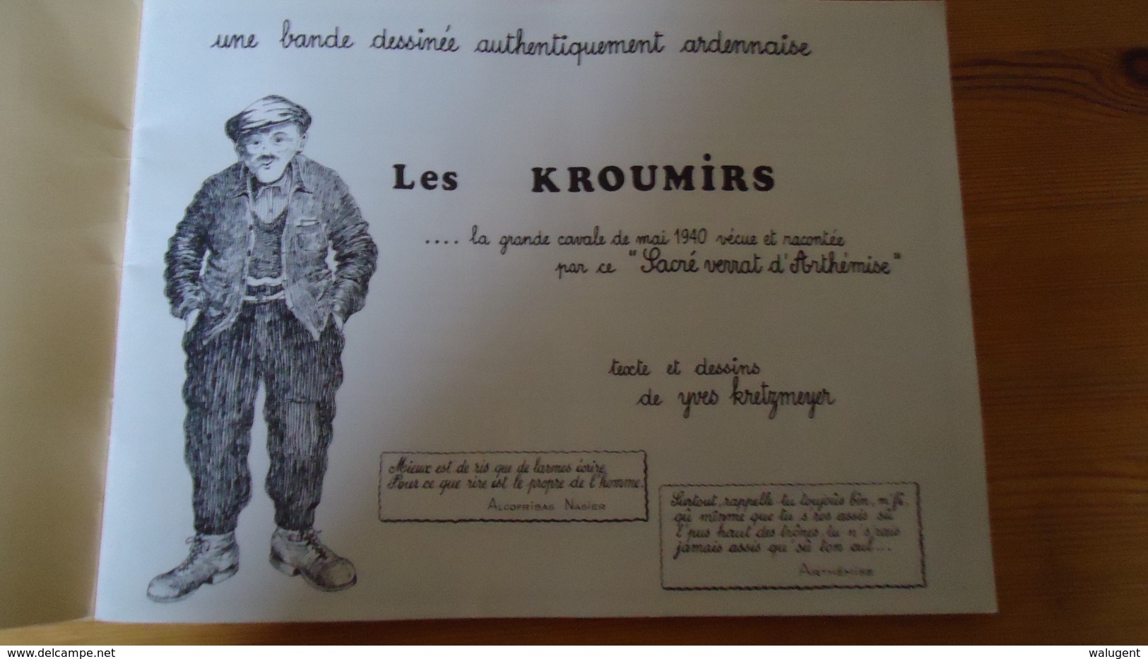 Les Kroumirs (une Bande Dessinée Authentiquement Ardennaise - Yves Kretzmeyer (voir Détails) - Belgien