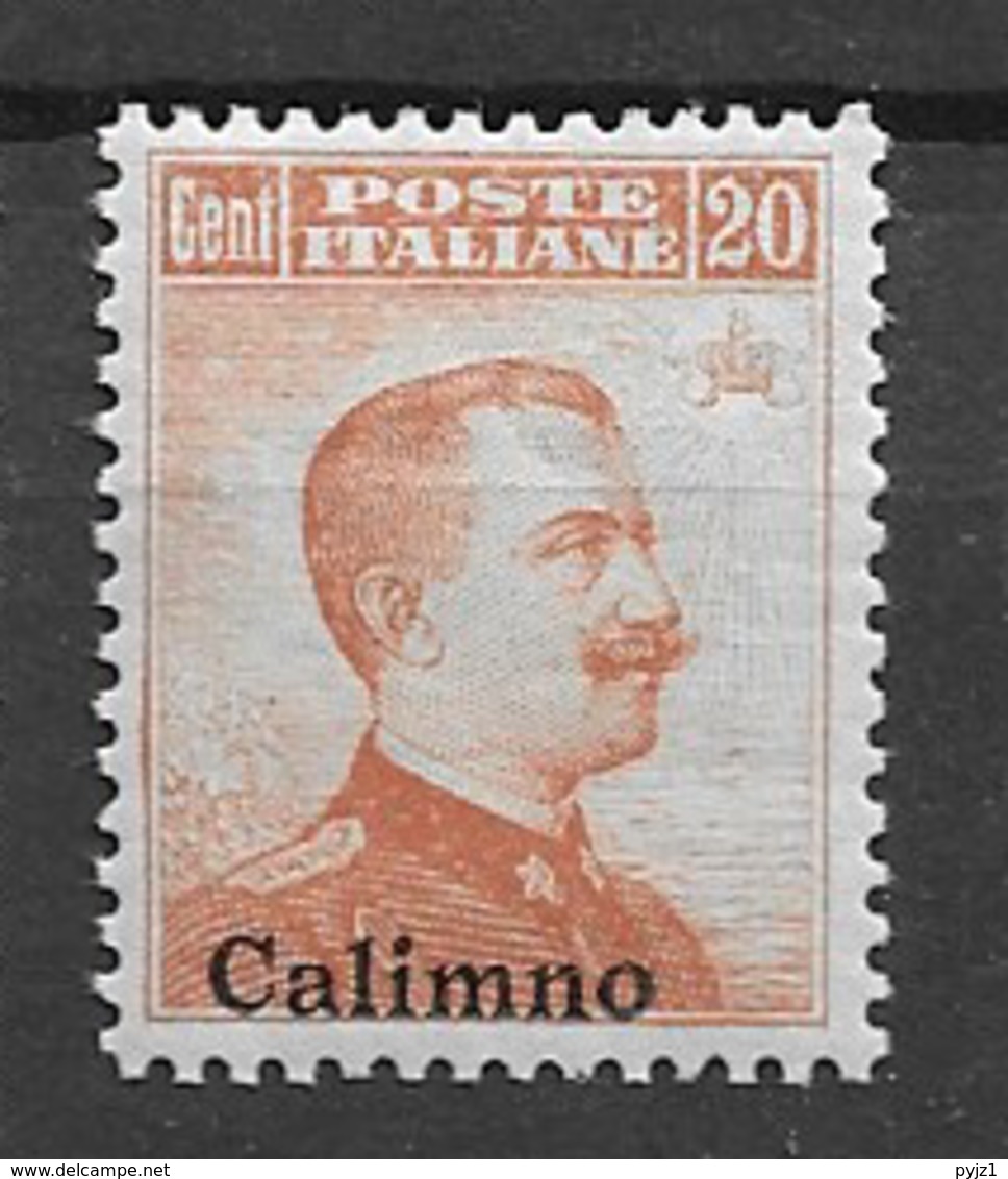 1912 MH Calimno Mi 11-I No Watermark - Aegean (Calino)