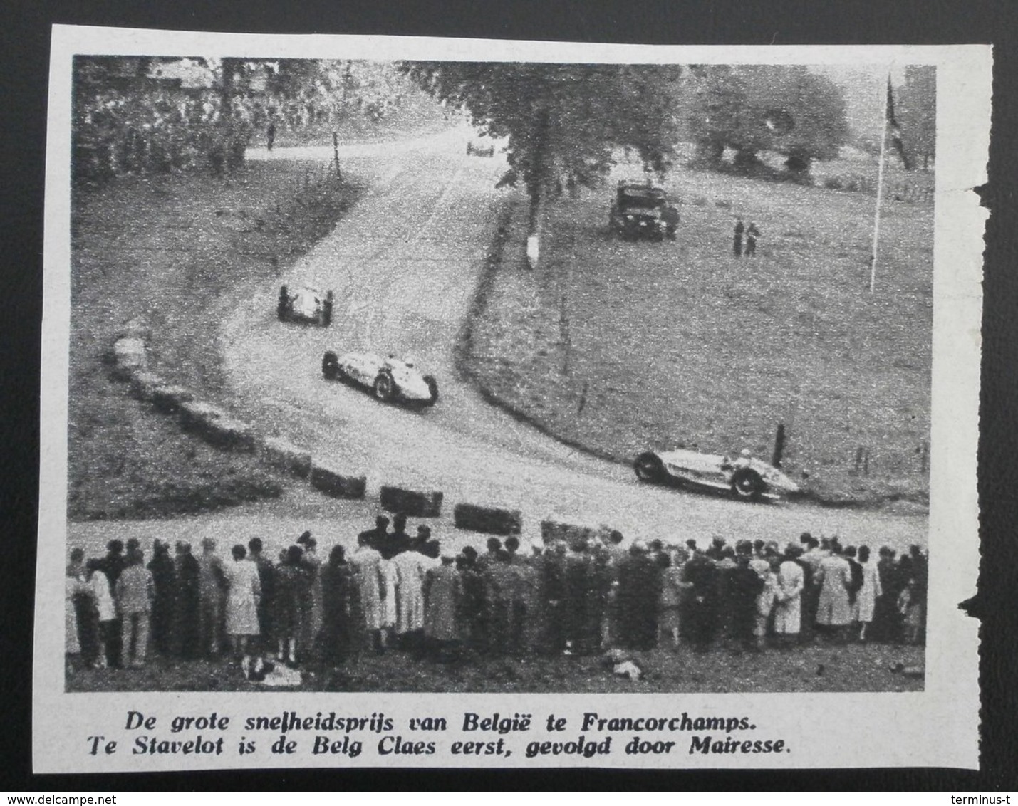 FRANCORCHAMPS: Grote Prijs 1949 - Documents Historiques